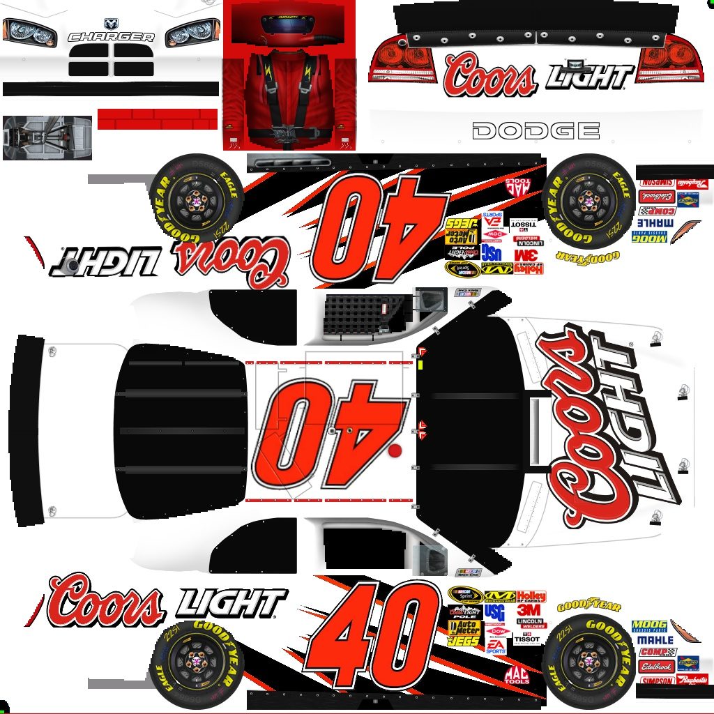 #40 Coors Light Dodge