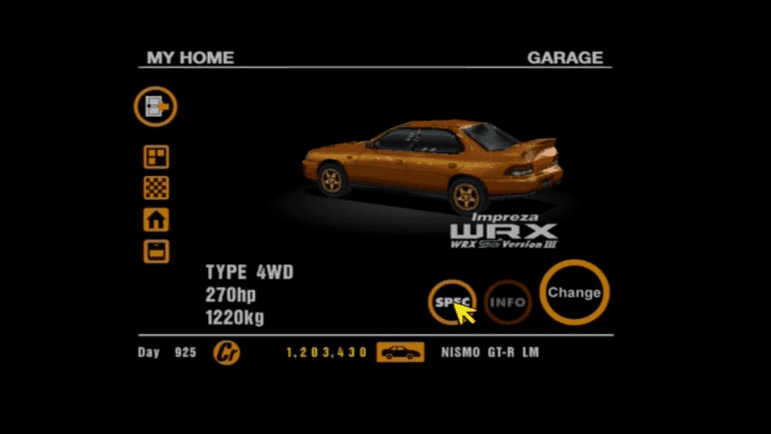 54 Subaru Imprezza WRX STi III Copper Orange