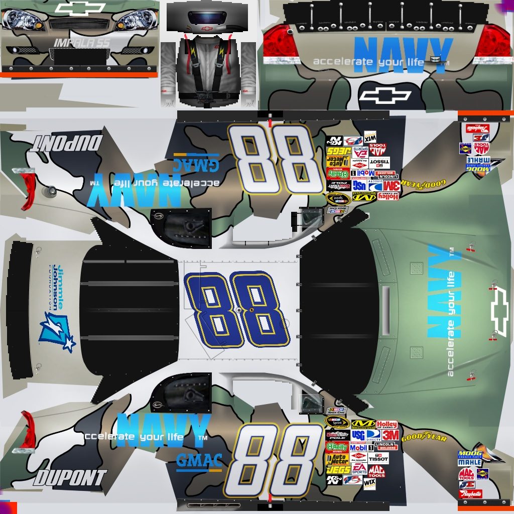 #88 Navy Chevy