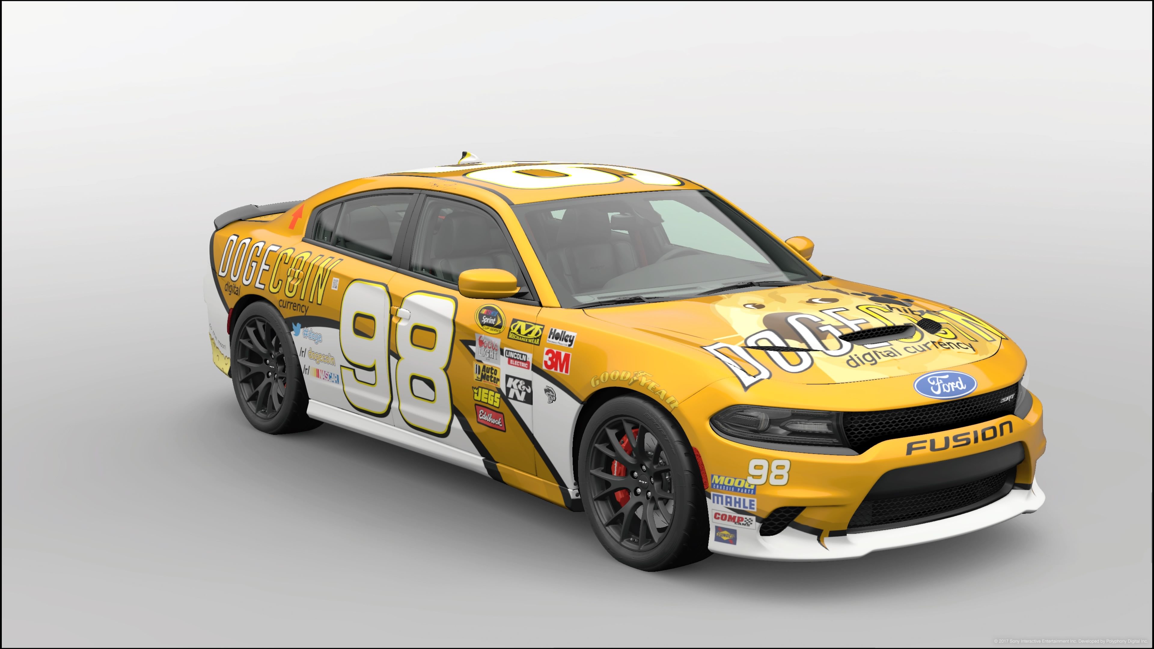 #98 Josh Wise DOGECOIN "Moonrocket" Gold 3 of 3