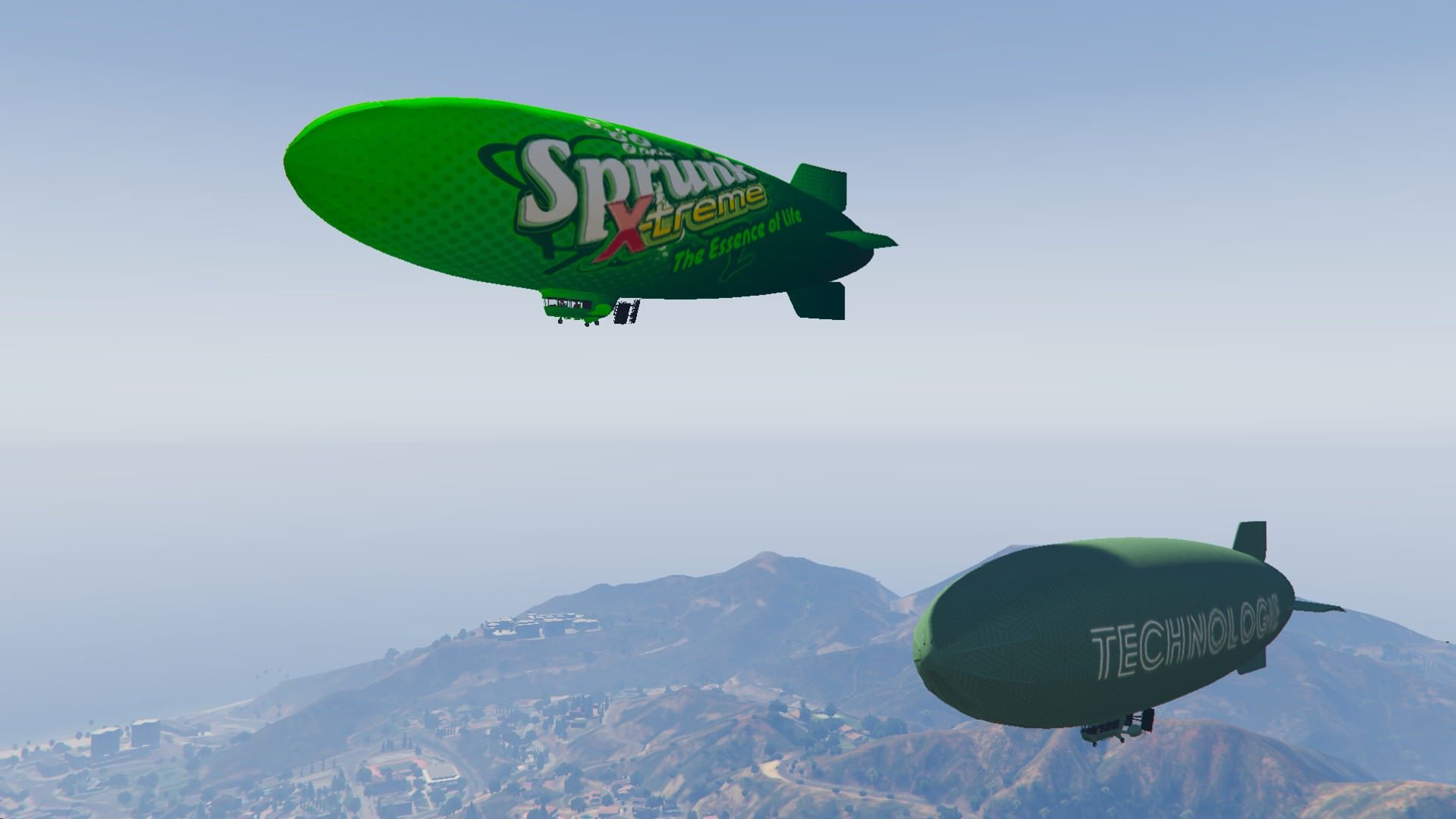 A quick blimp on blimp duel to the arcade 2