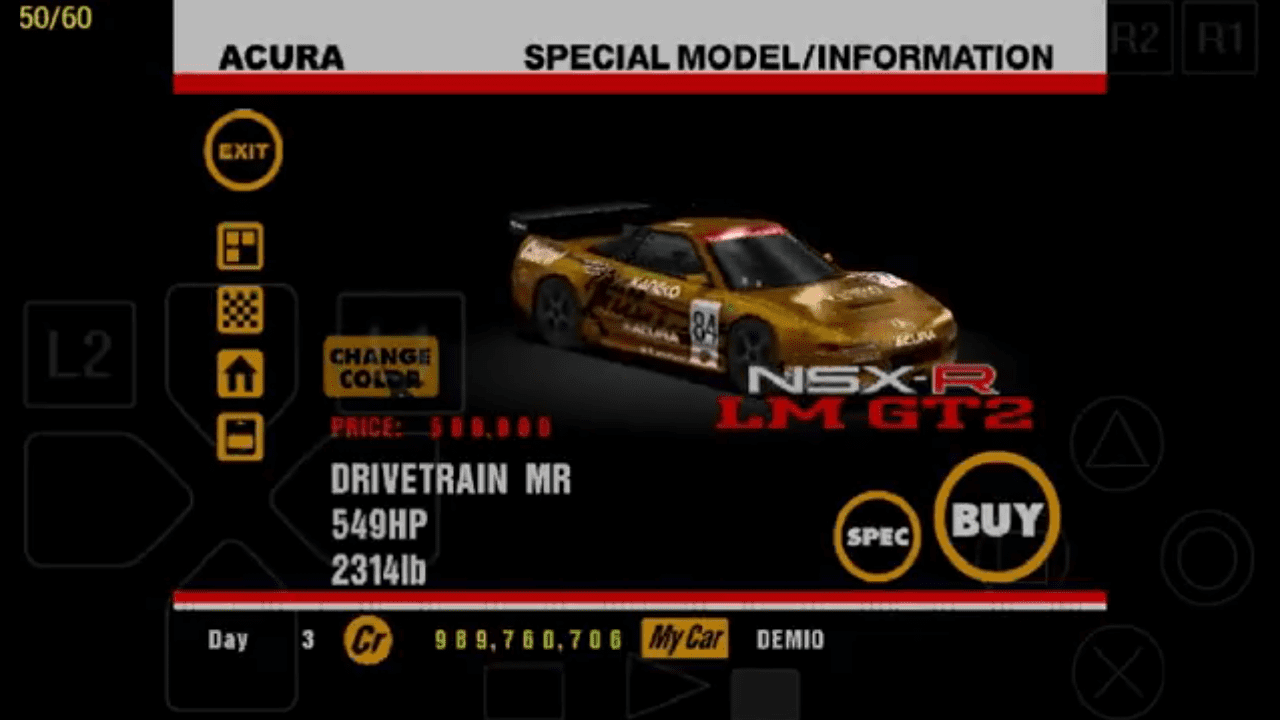 Gran Turismo 1 Secret Cars 