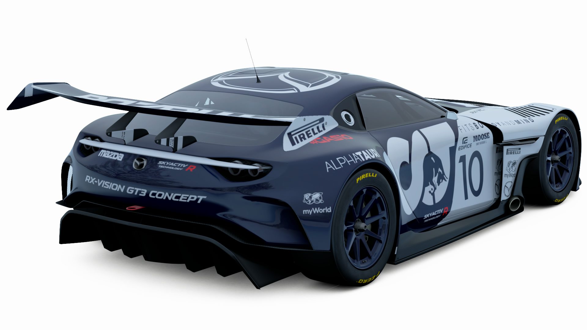 AlphaTauri Mazda GT3 Back