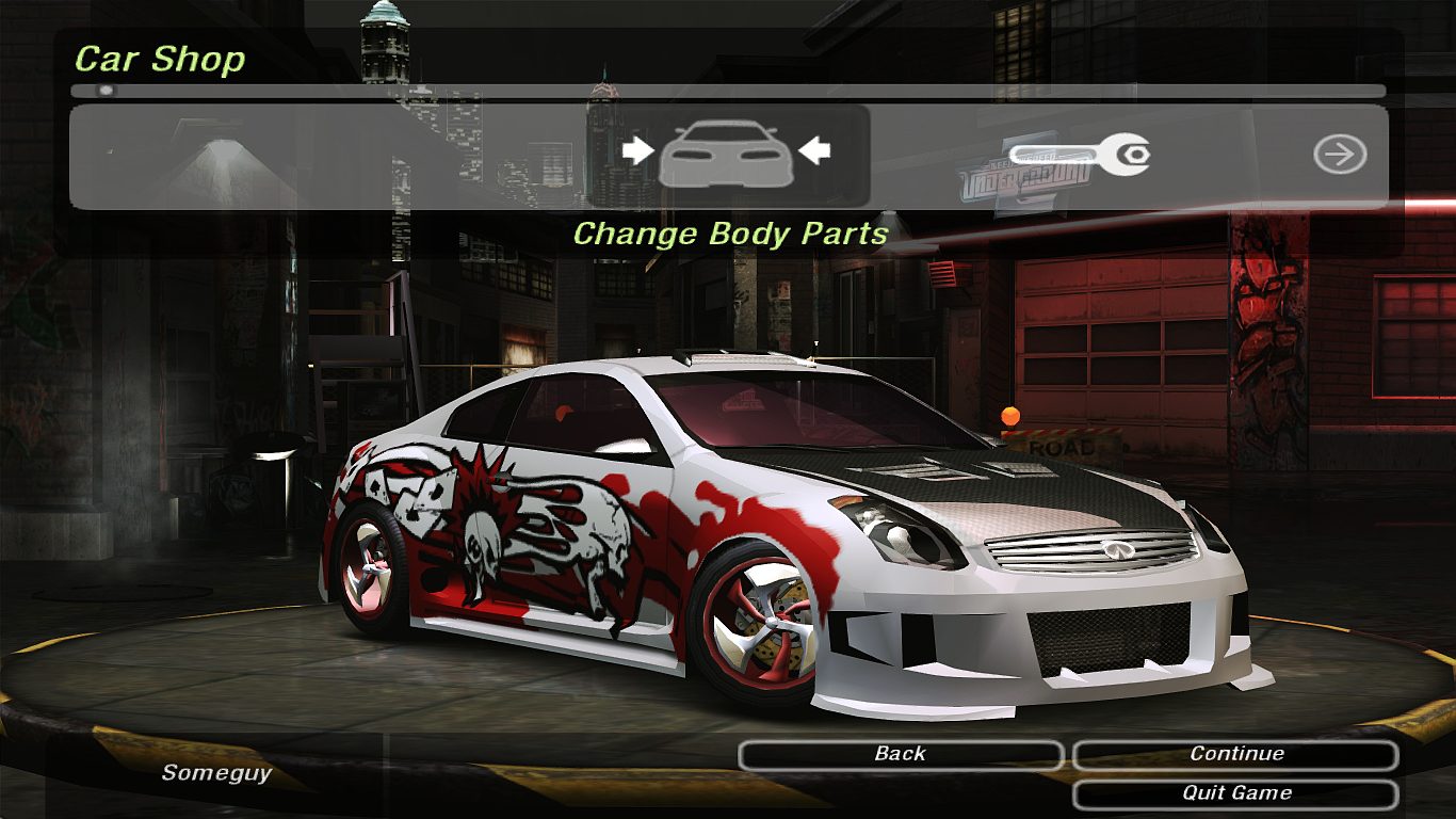 An Infiniti G35 styled under bloody murder 1