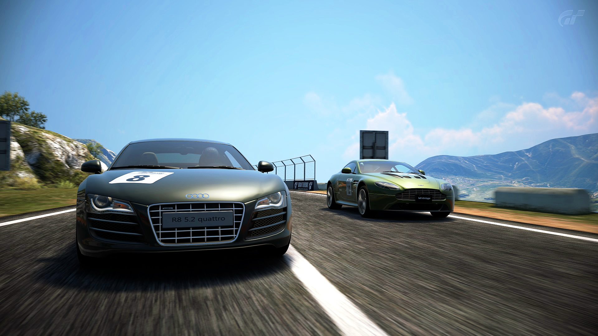 Audi R8 & Aston Martin Vantage on Sierra.jpg