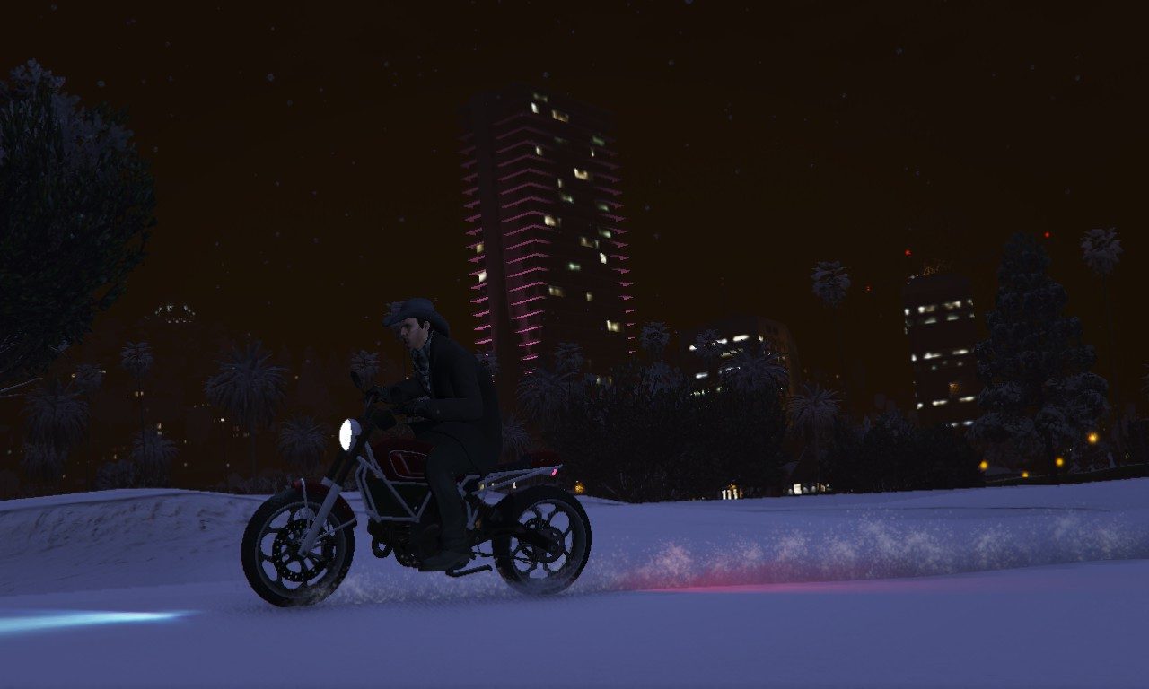 Back in time when Los Santos was Snowed Santos 5