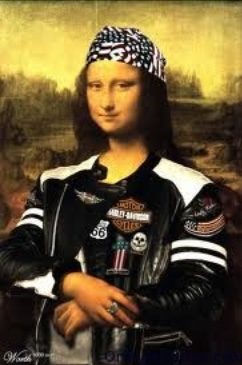 Biker Mona Lisa