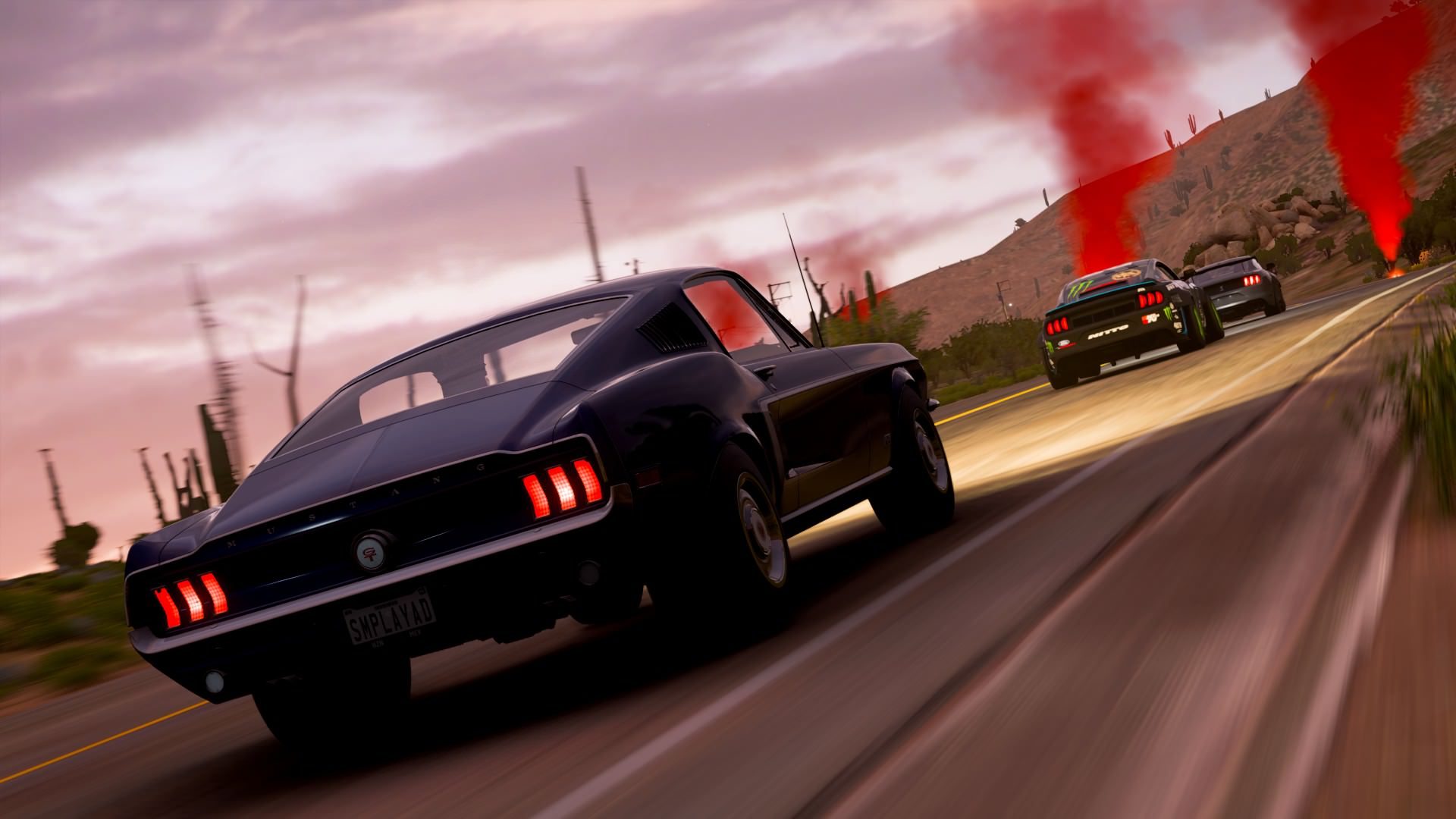 Bringing all the Mustang magic to Yule the Boss 3: Nothing like an old school flame to start off the wizardry