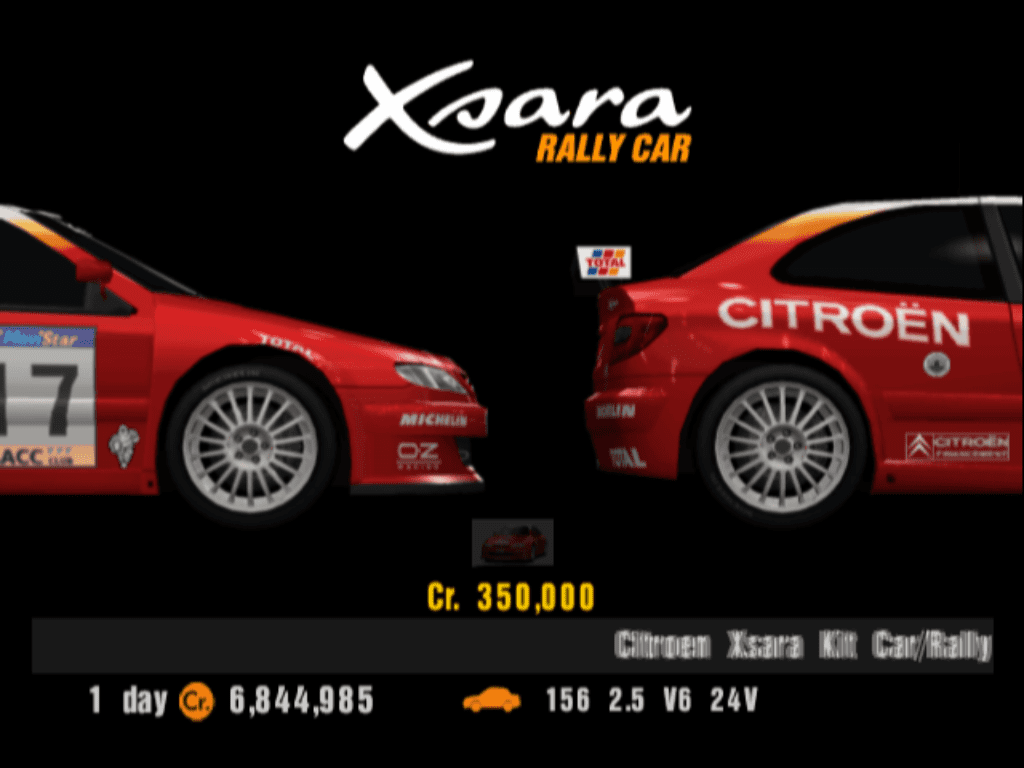 Citroen Xsara Rally Car