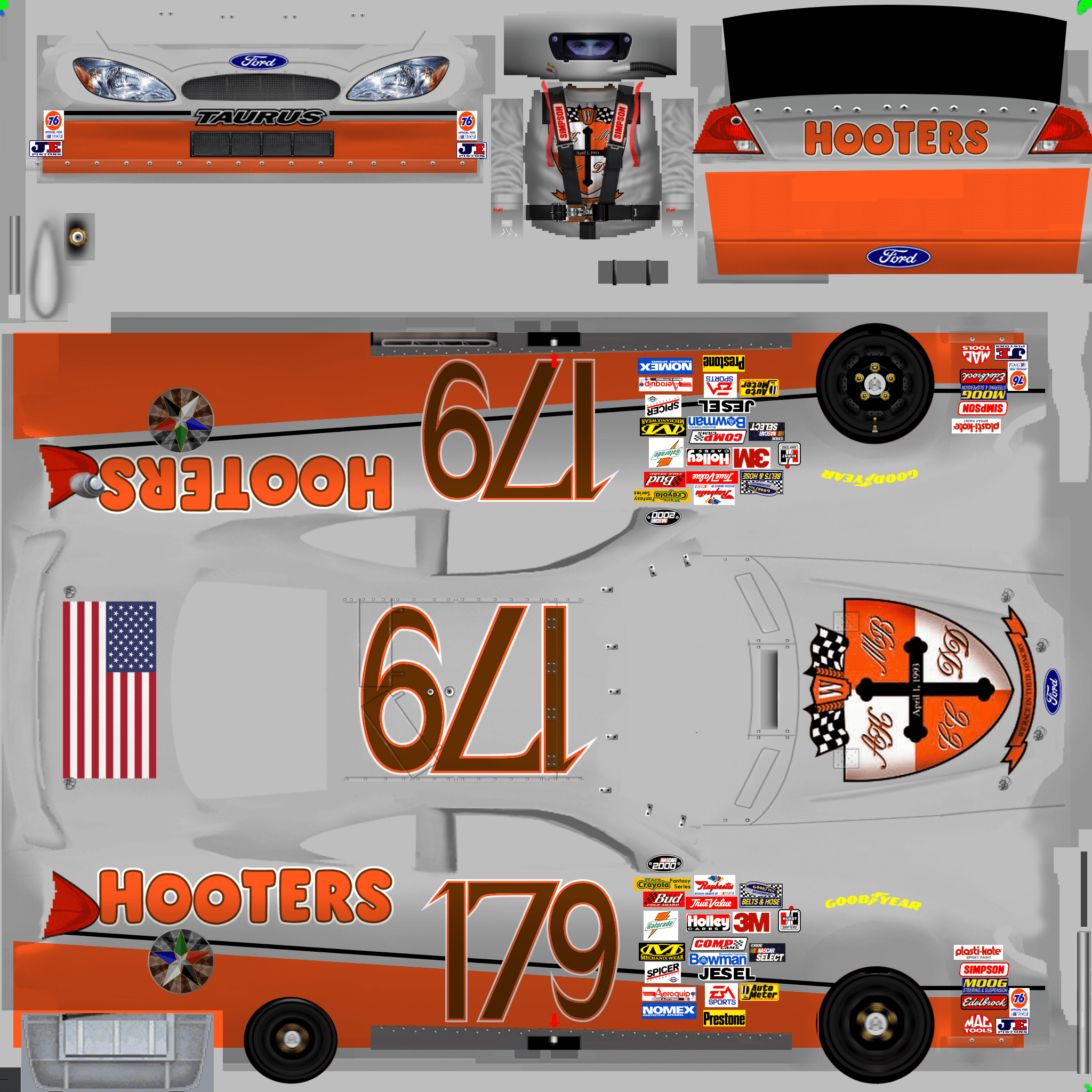 Crayola #179 Kulwicki Tribute