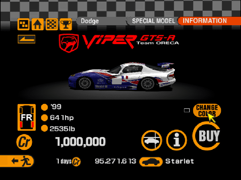 Dodge Viper GTS-R Team Oreca