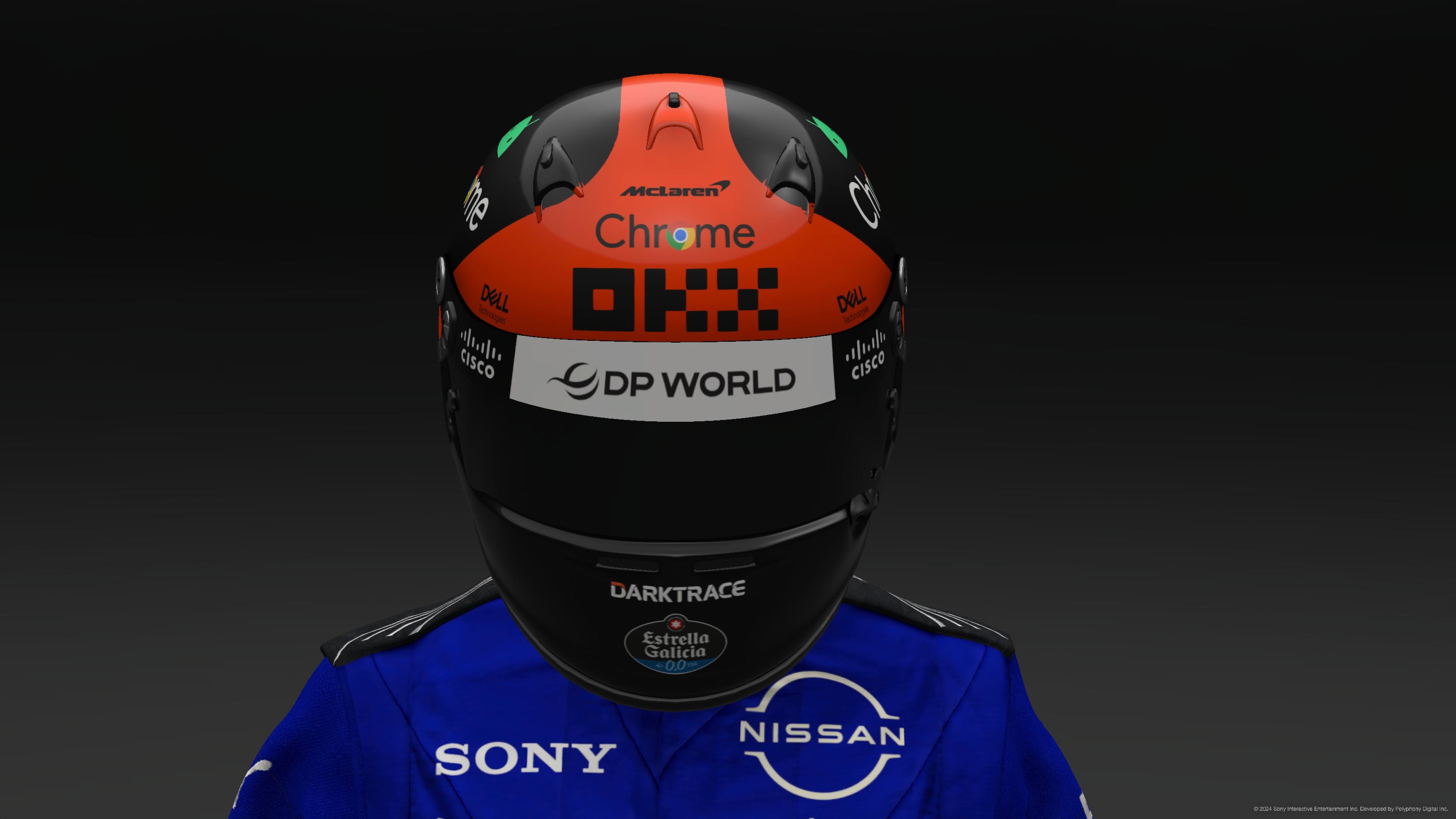 Emerson Fittipaldi 2024 McLaren Helmet - Pic 2