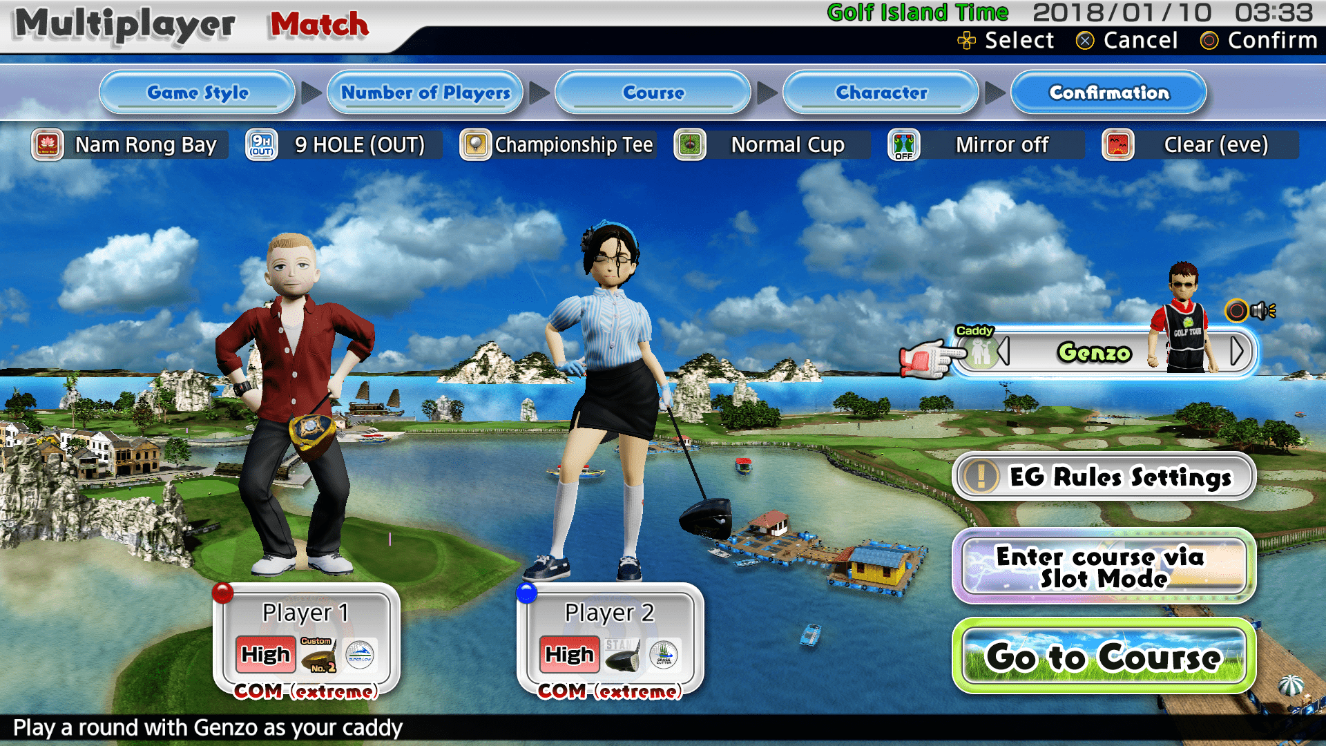 Everybody's Golf: Murphy Barrister and Sophia D'Antonio