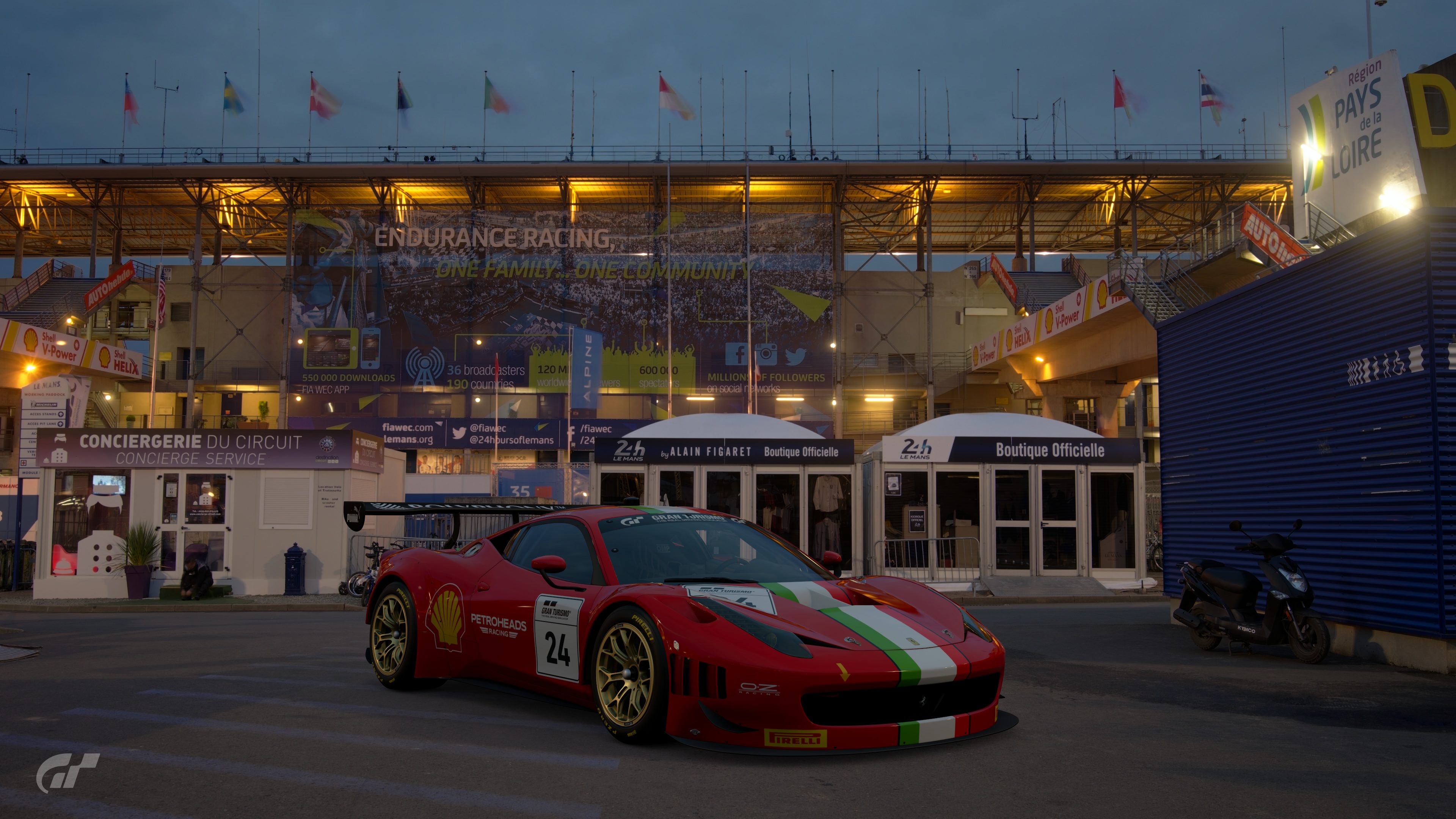 Ferrari 458 GT3 At Le Mans 1