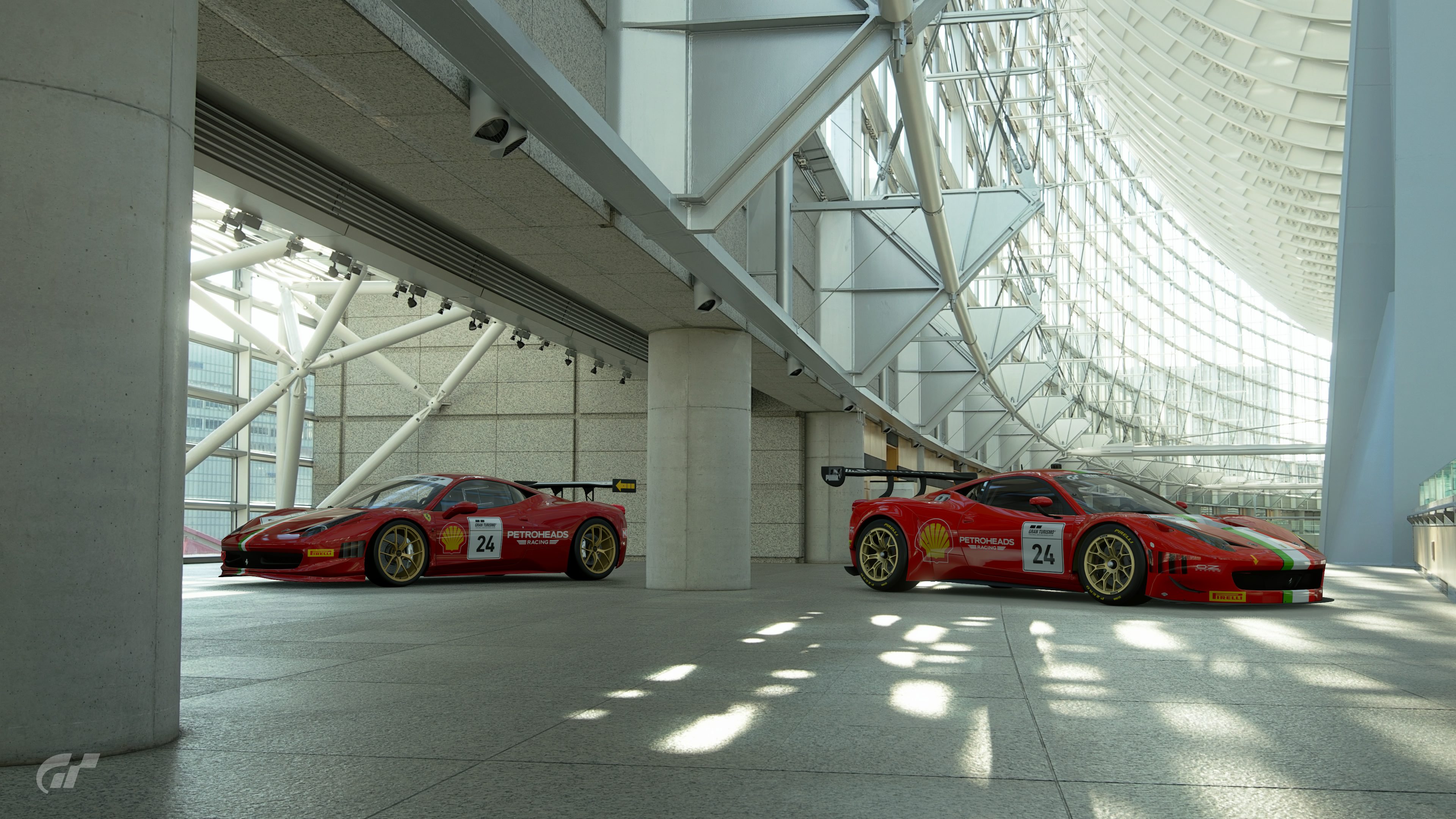 Ferrari Cars In A Museum