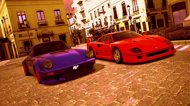 Ferrari F40 X Ruf BTR '86 (Sunset).jpg