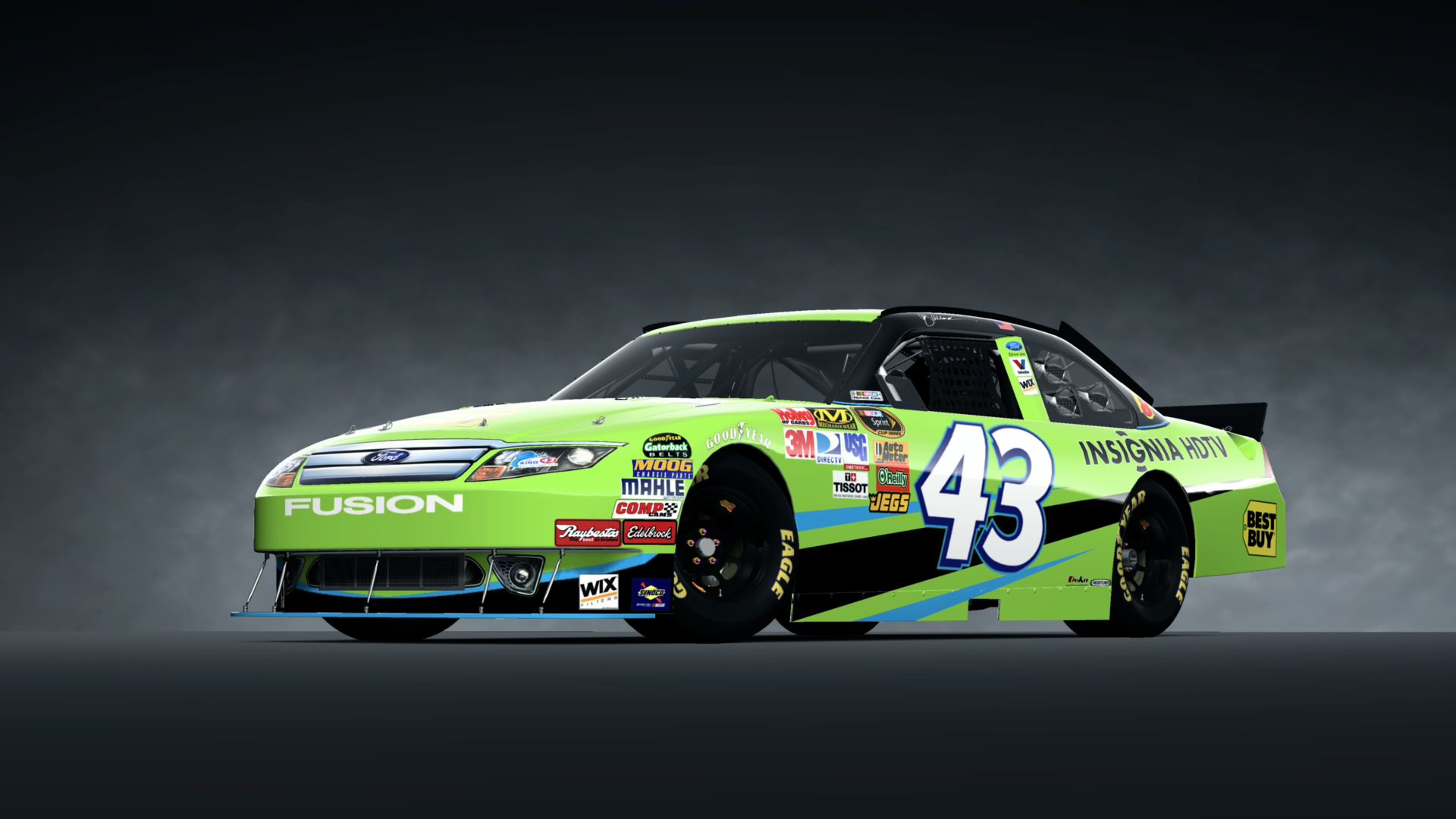 Ford 2010 AJ Allmendinger #43 FUSION