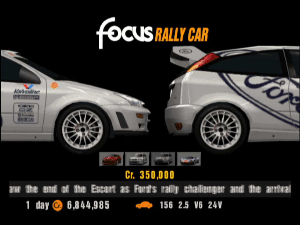  Ford Focus WRC in Gran Turismo 4