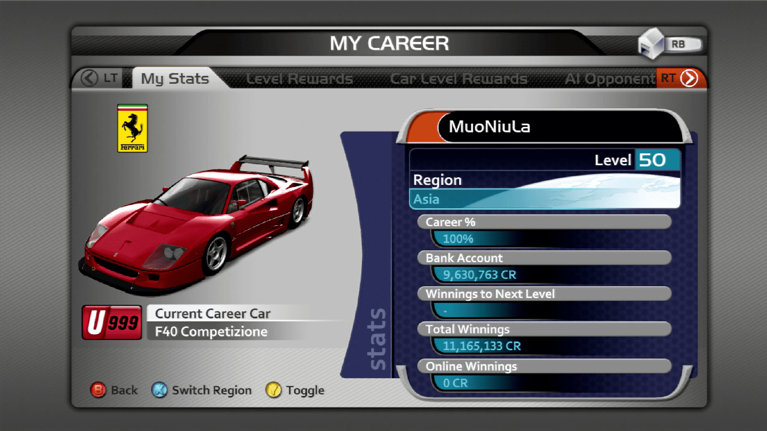 Forza Motorsport 4 UI