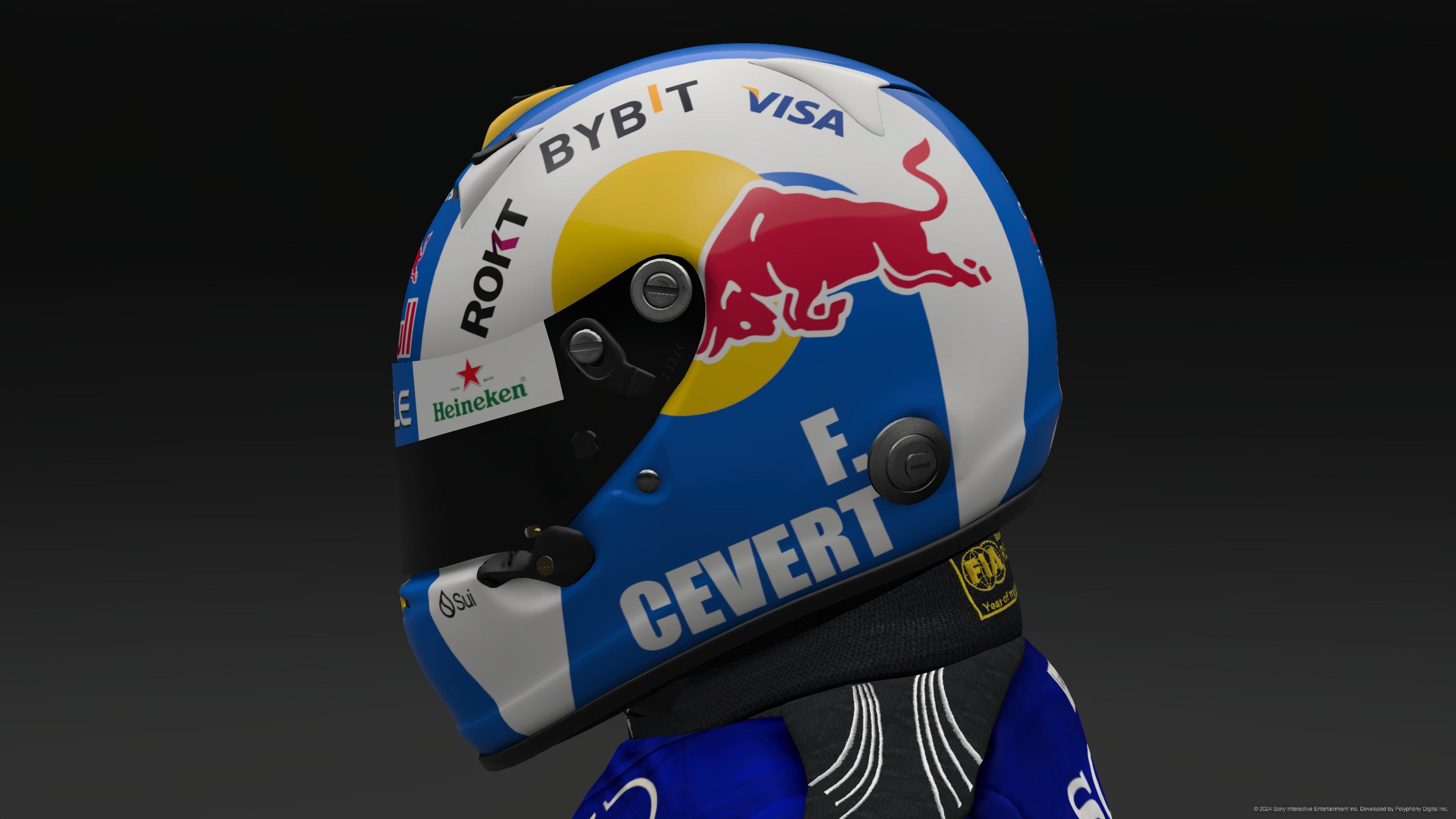 Francois Cevert 2024 Red Bull Helmet - Pic 1