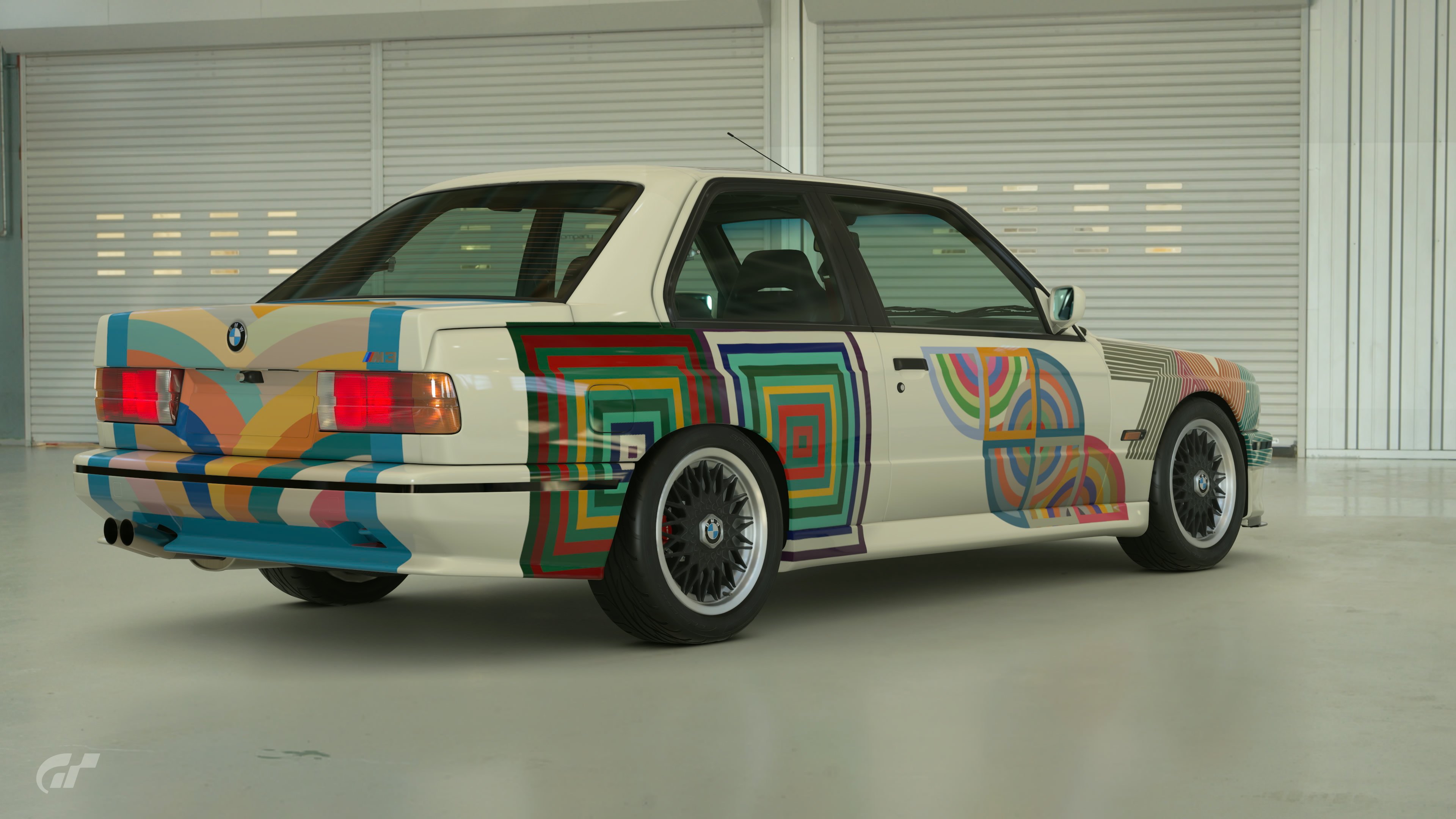 Frank Stella tribute using only 2 decals