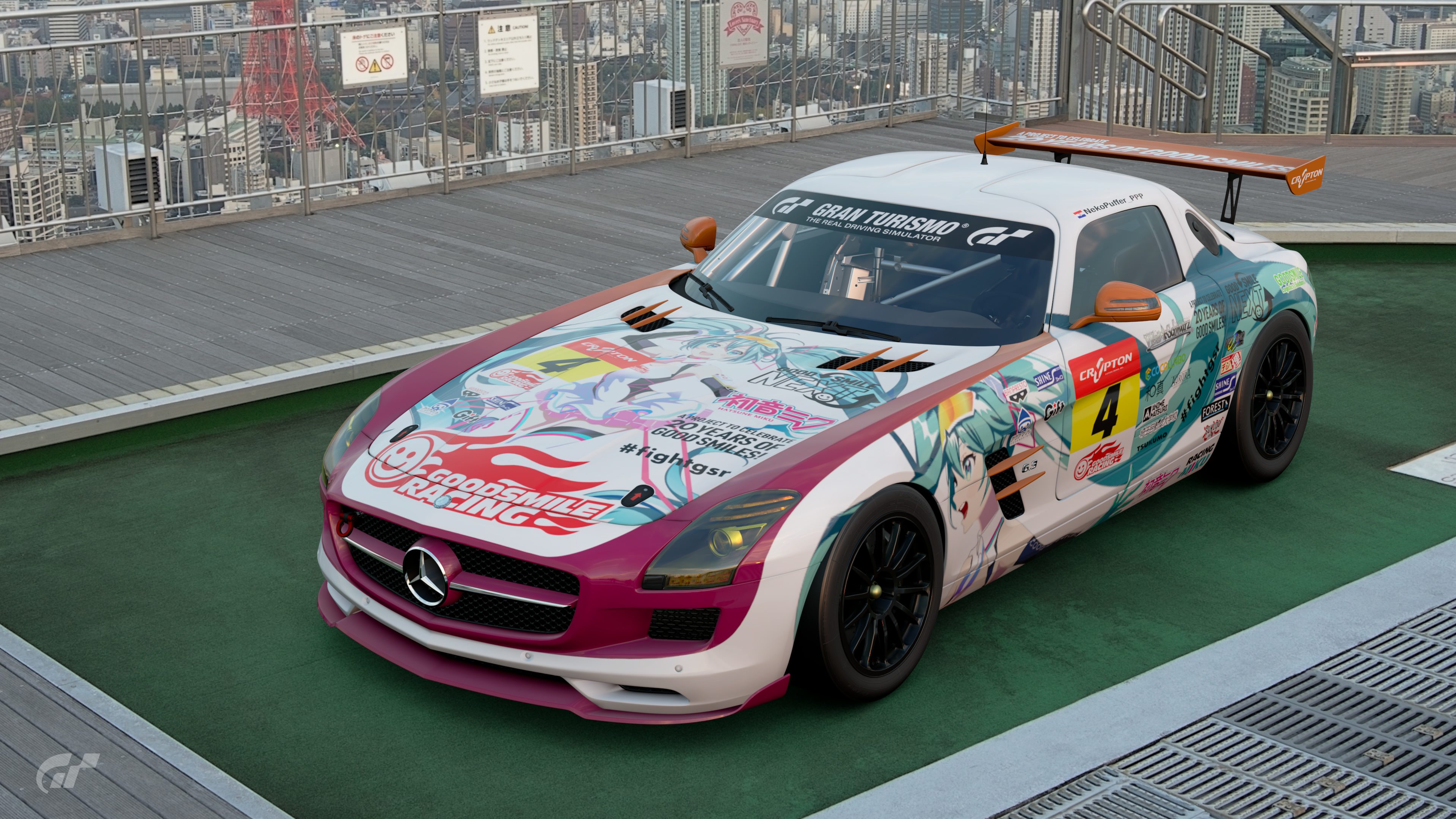 GoodSmileRacing Miku SLS AMG Gr.4 (WiP)