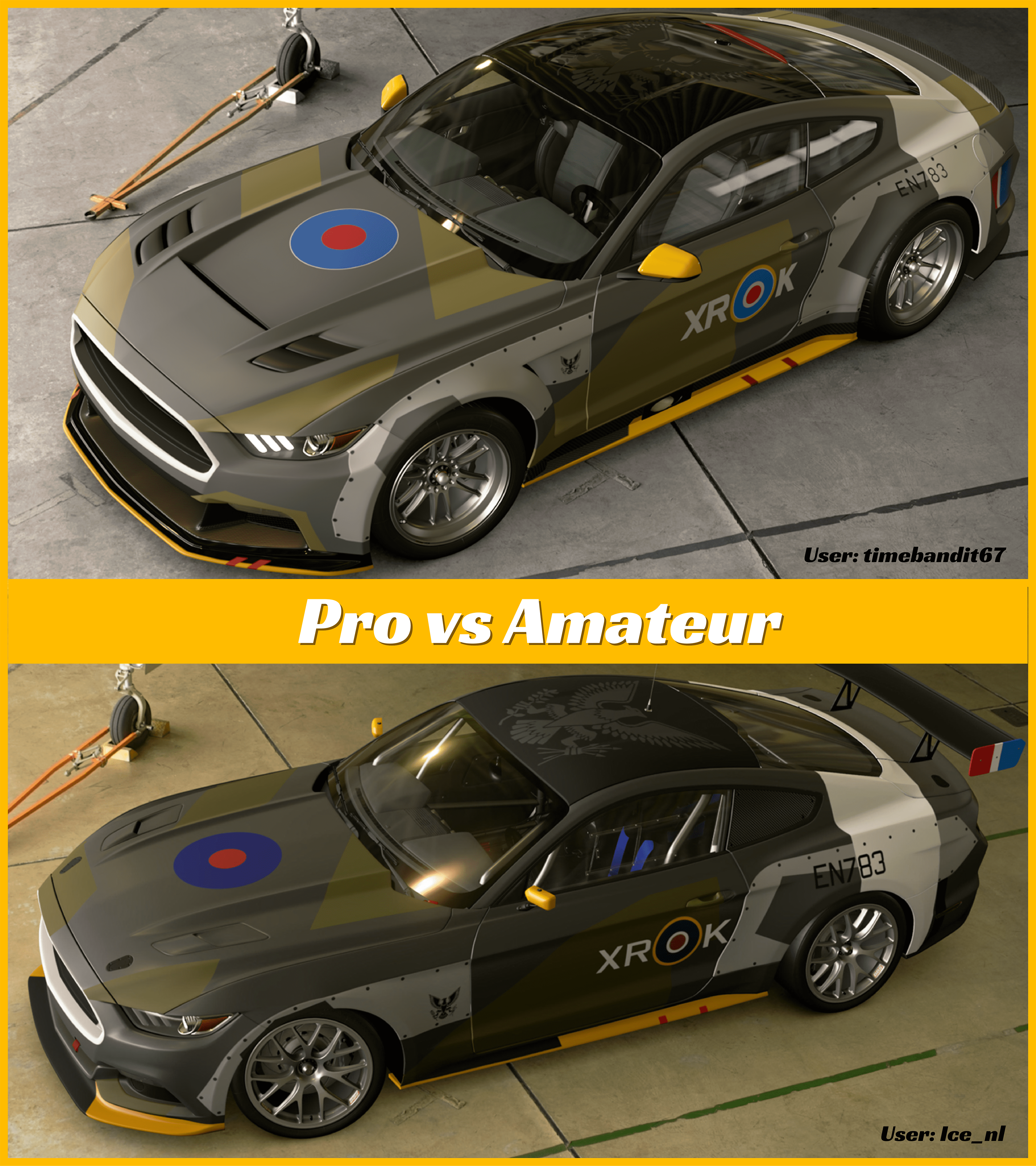 Gran Turismo SPORT Livery Pro vs Amateur