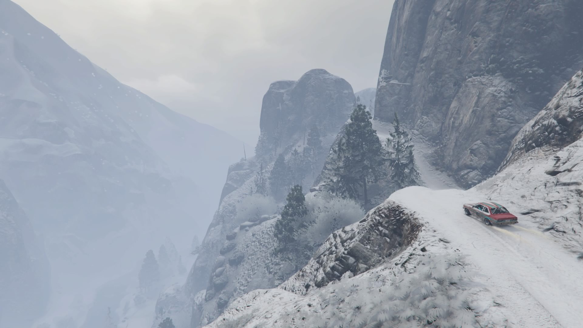 Grand Theft Auto V - Rallying In The Snow - 07