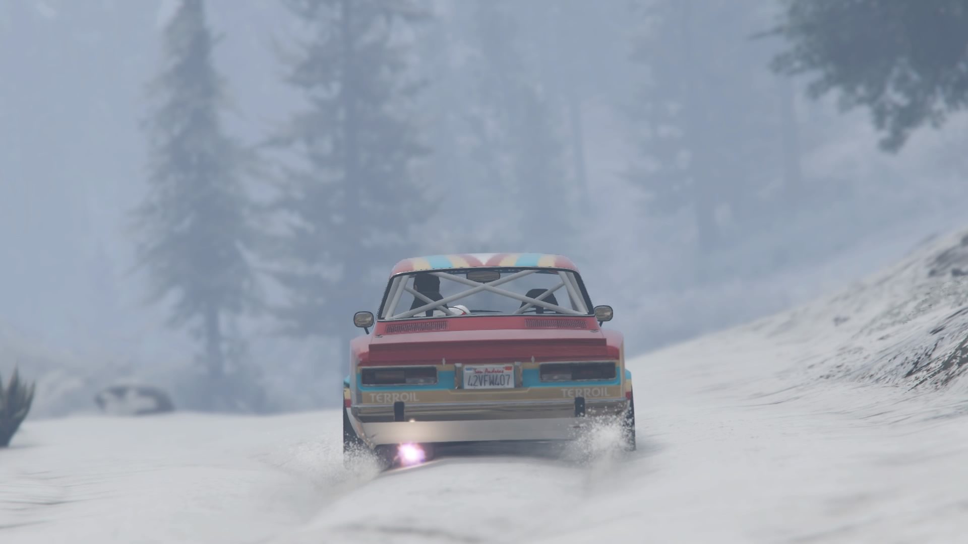 Grand Theft Auto V - Rallying In The Snow - 12