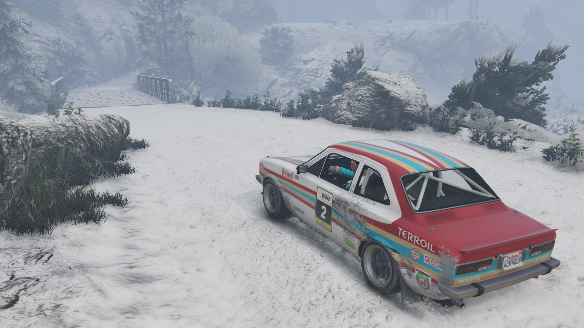 Grand Theft Auto V - Rallying In The Snow - 14