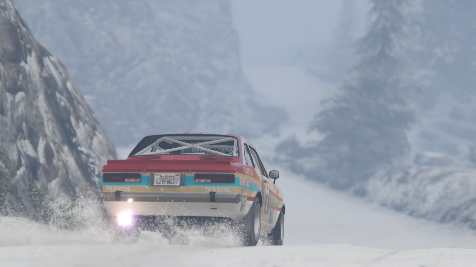 Grand Theft Auto V - Rallying In The Snow - 16