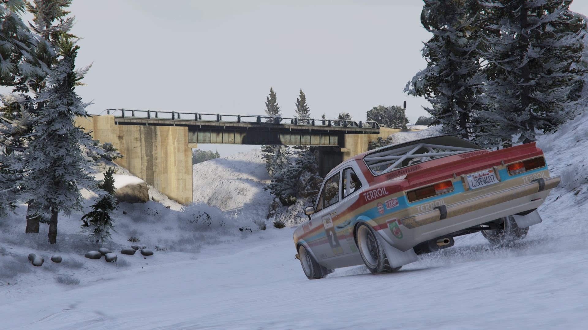 Grand Theft Auto V - Rallying In The Snow - 23