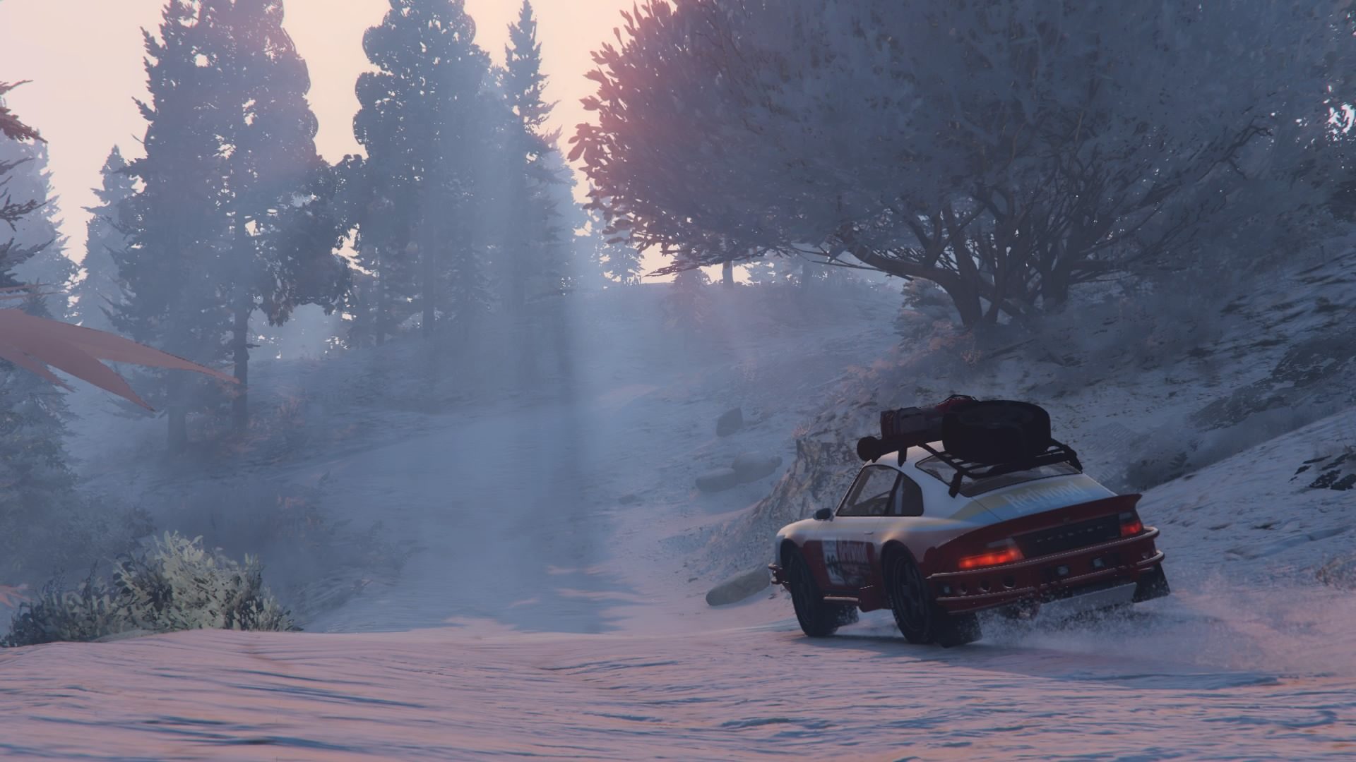 Grand Theft Auto V - Rallying In The Snow - 33