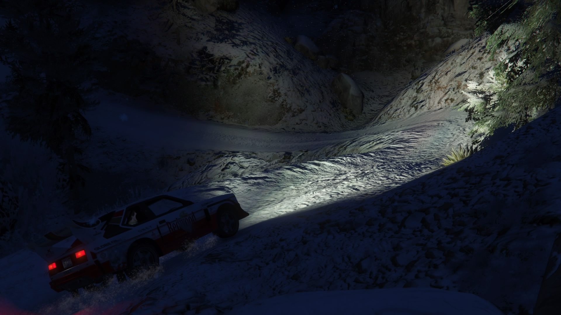 Grand Theft Auto V - Rallying In The Snow - 48