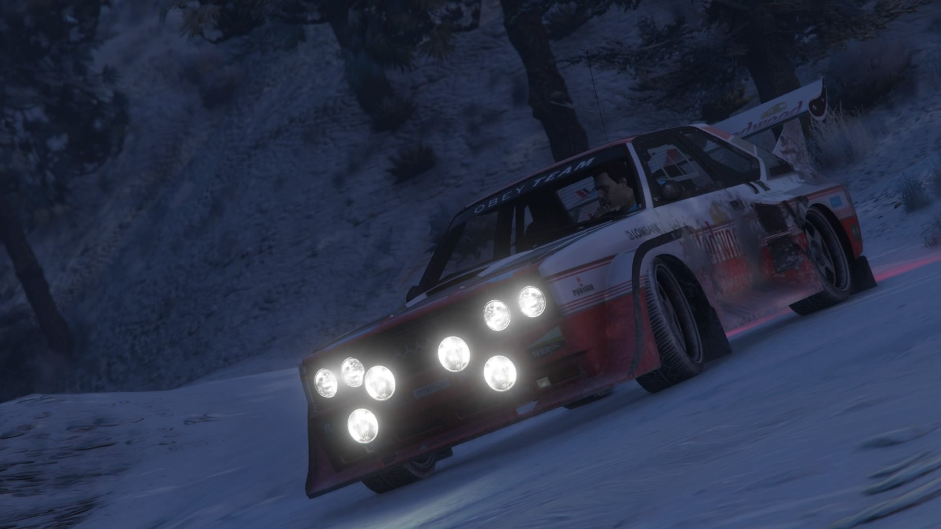 Grand Theft Auto V - Rallying In The Snow - 59