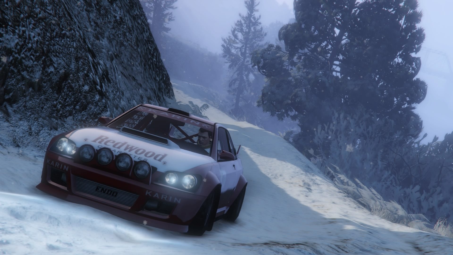 Grand Theft Auto V - Rallying In The Snow - 63