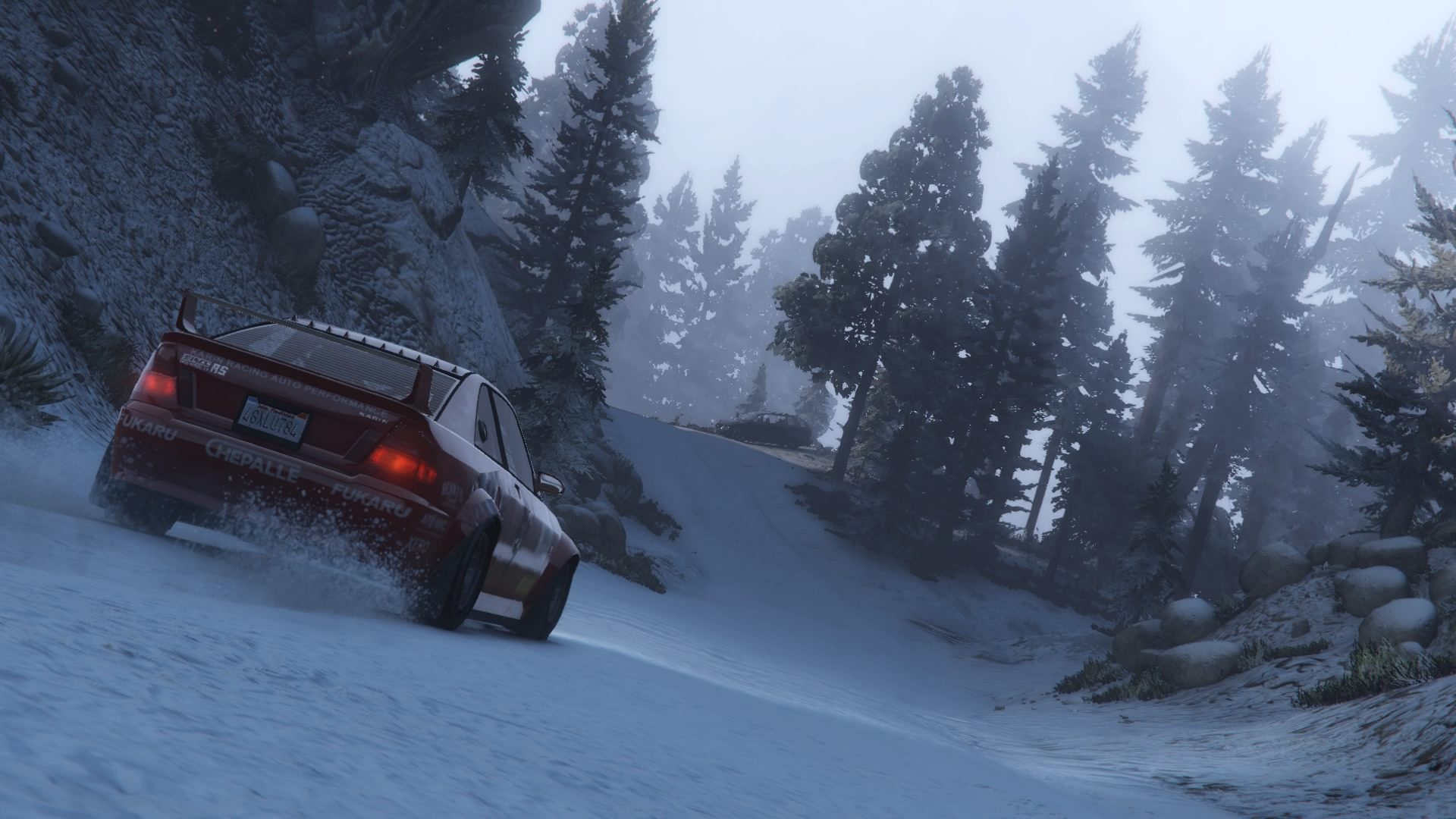 Grand Theft Auto V - Rallying In The Snow - 70