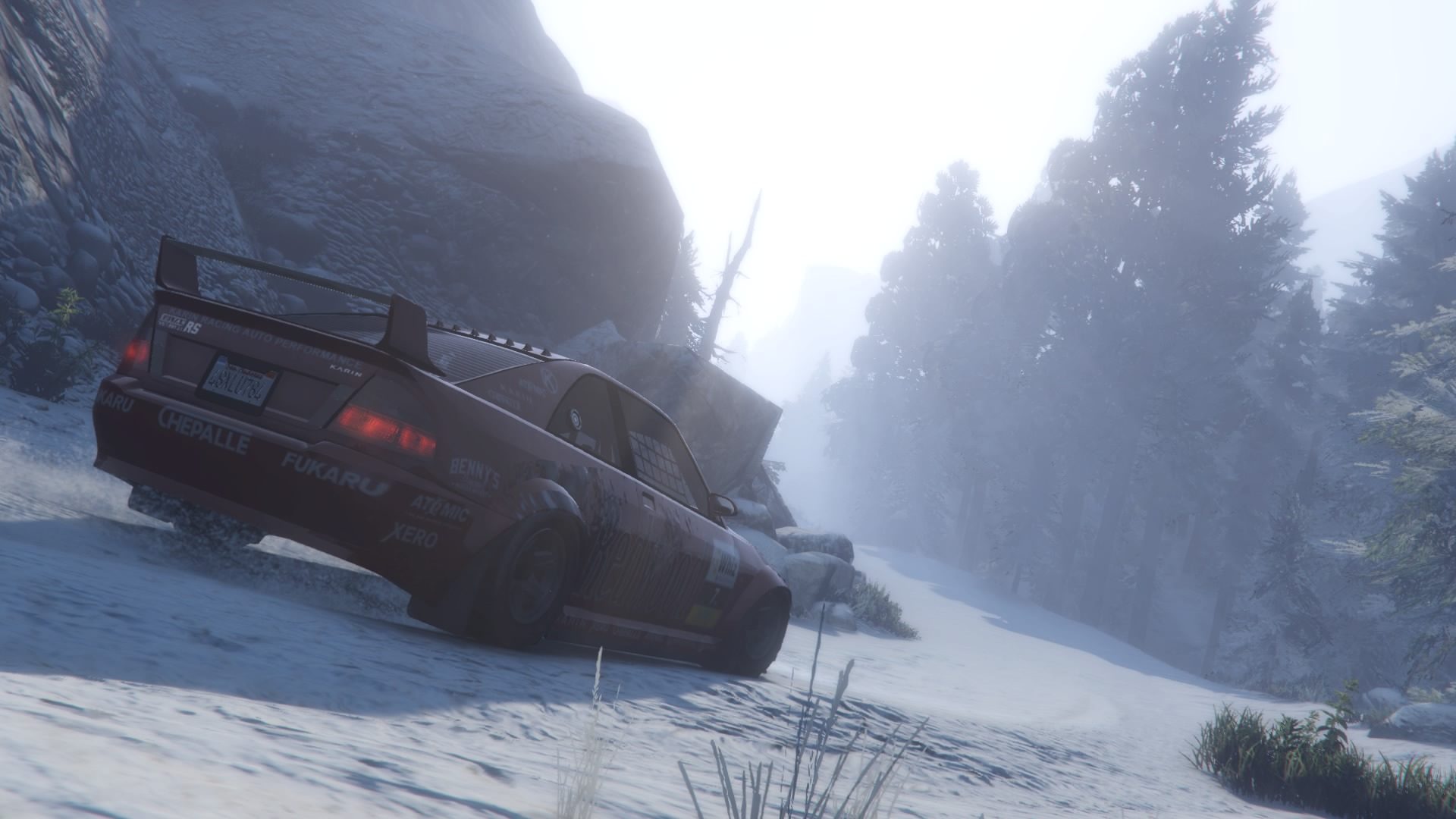 Grand Theft Auto V - Rallying In The Snow - 71