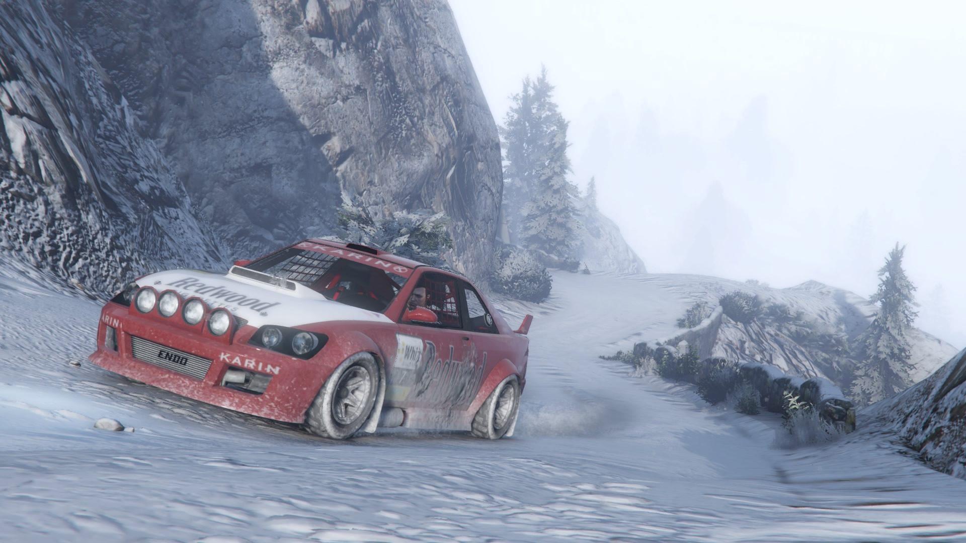 Grand Theft Auto V - Rallying In The Snow - 78