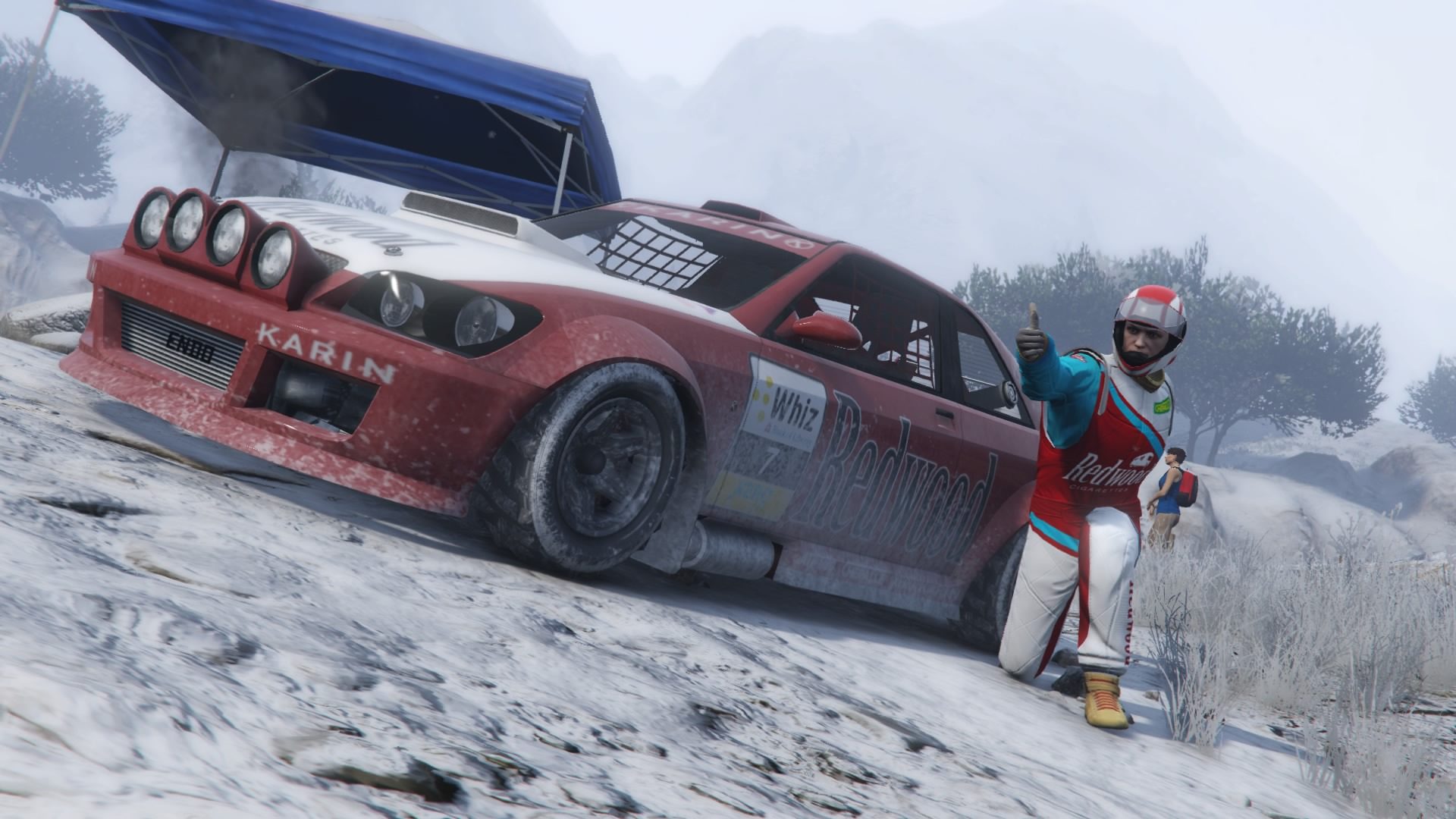 Grand Theft Auto V - Rallying In The Snow - 81