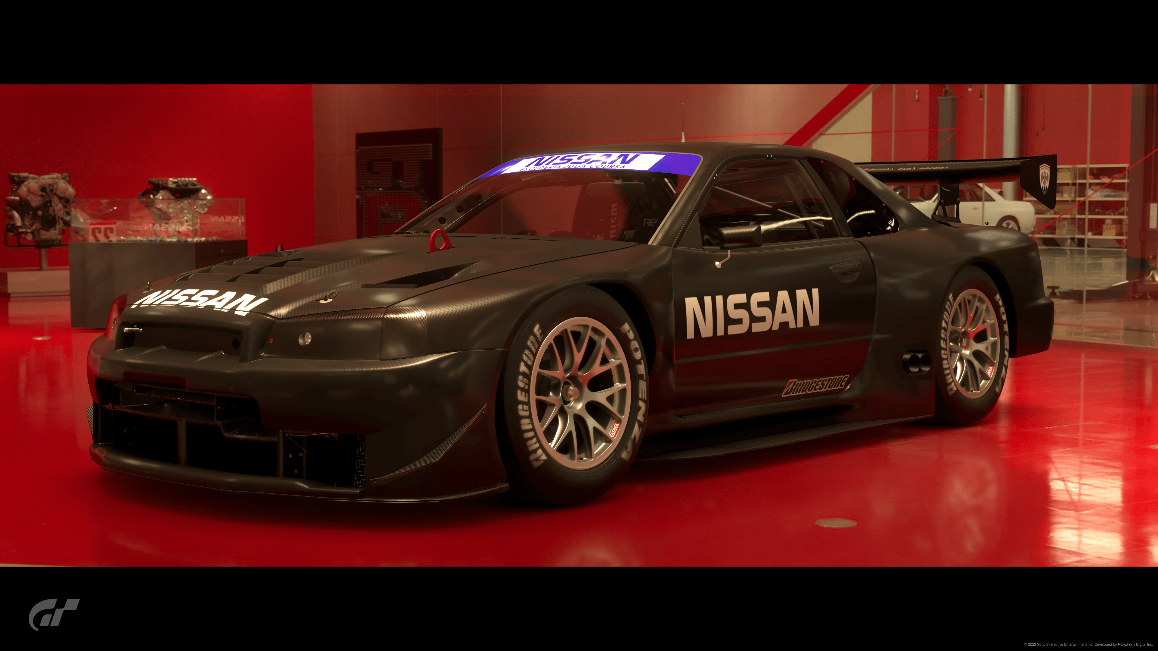 GT4 Nissan GT-R GT500 "R390 GT1 Black Car"