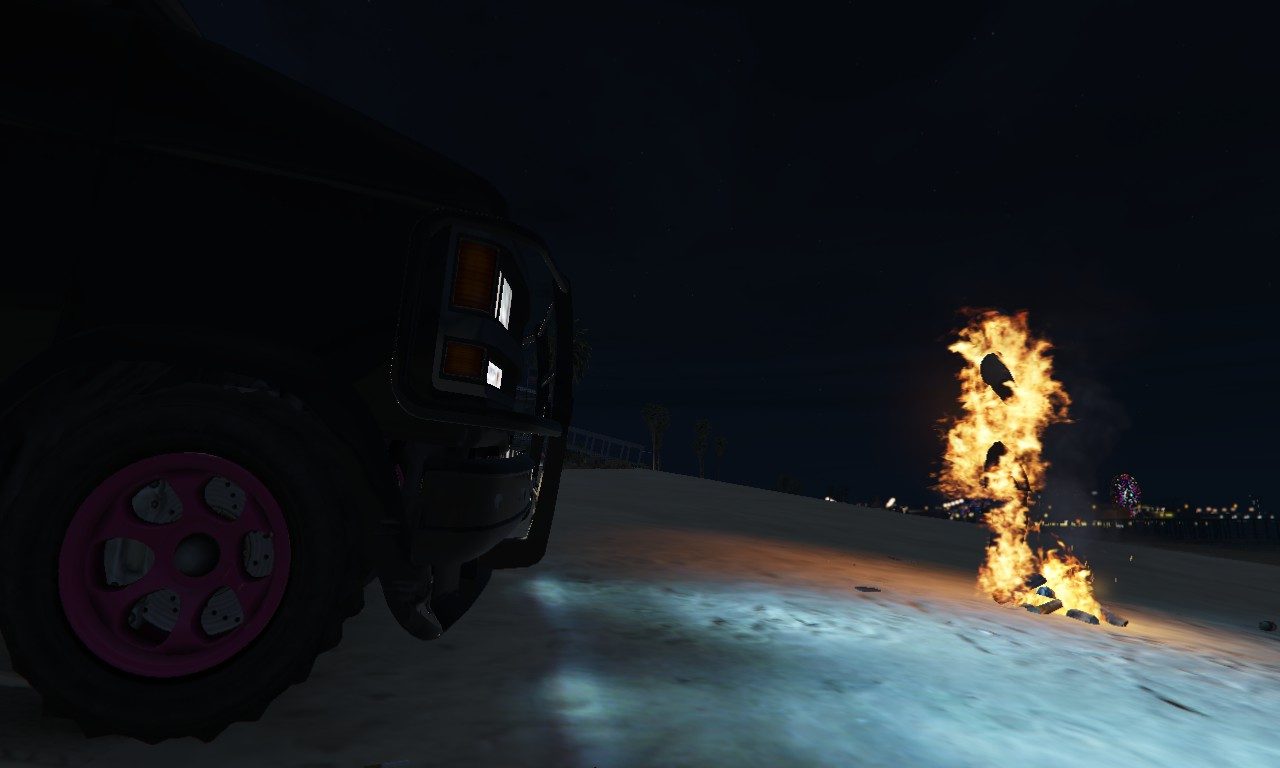 GTA V B.C.: Burning Car 5