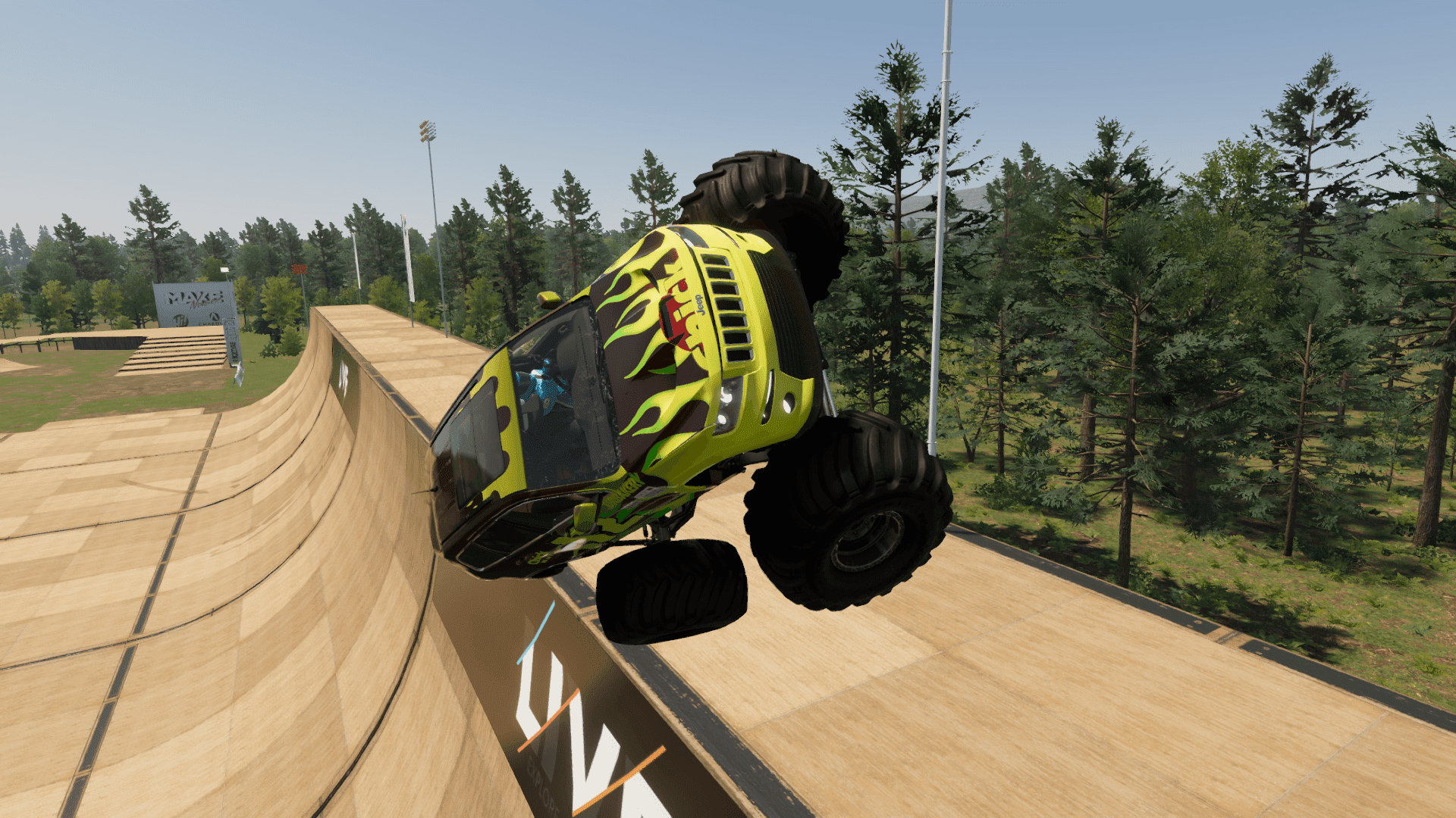 Half pipe, full monster