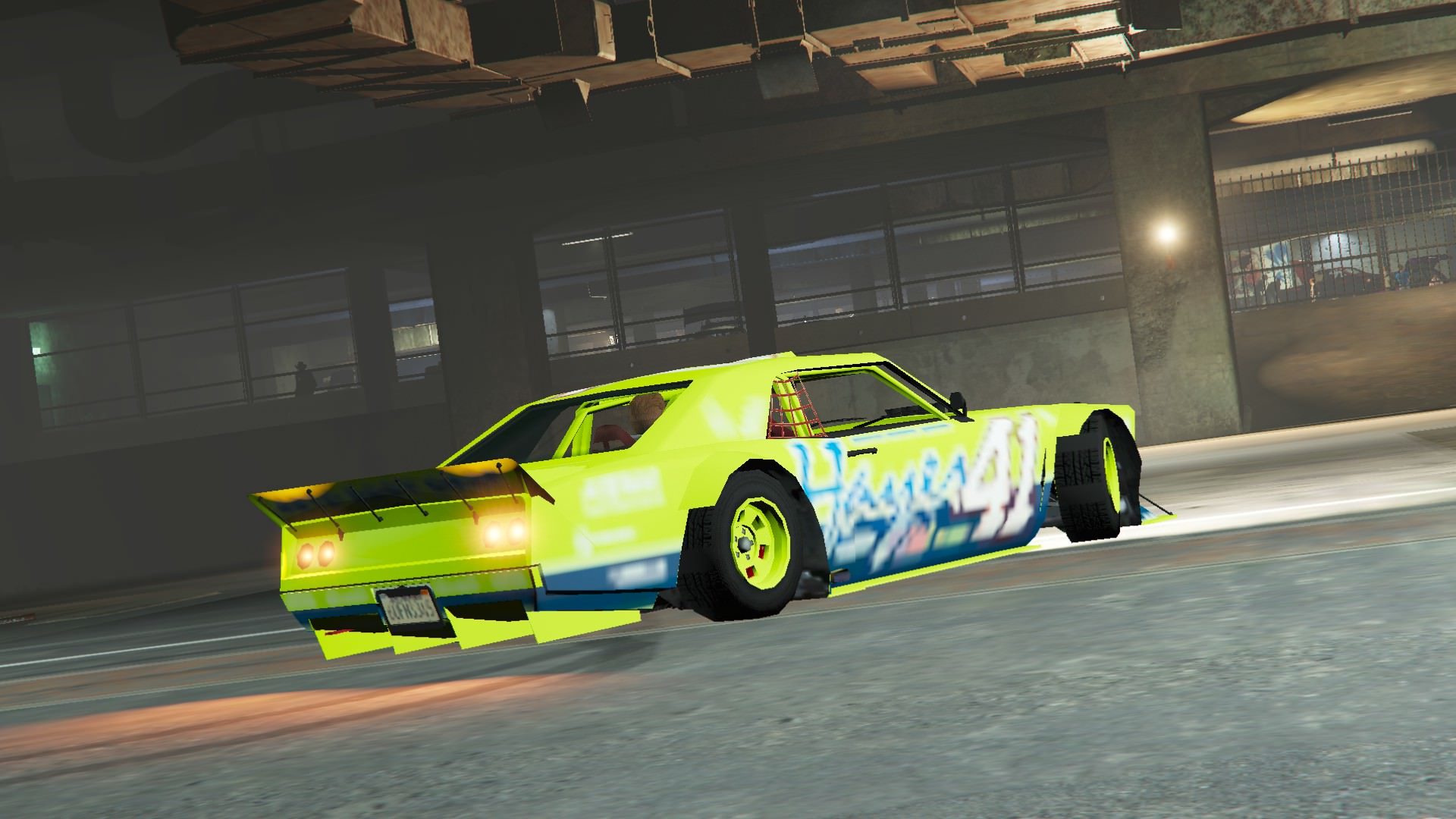 Having a scope in some of those preset drifting cars in the Test Track 3