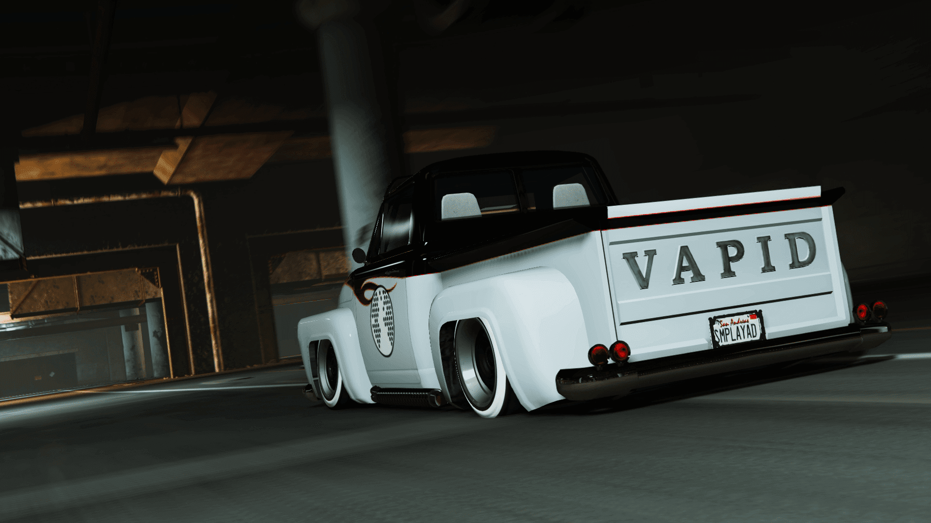 (HD) Tim Vapid's abominable Slamvan Custom shows beauty in brute through an LSCM Test Track lap run 2