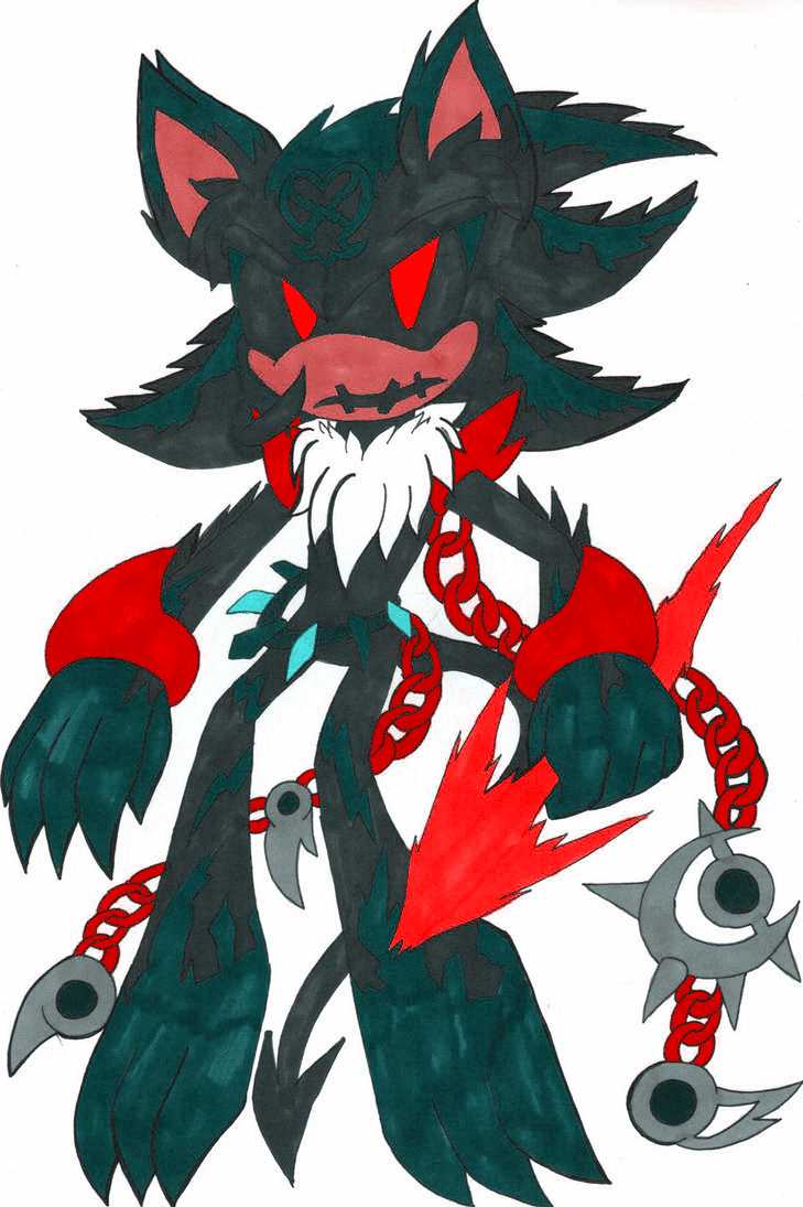 Heartless Shadow the Hedgehog (alternate)