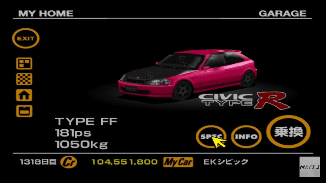 Honda/Acura Civic Type R/(Racer) pink