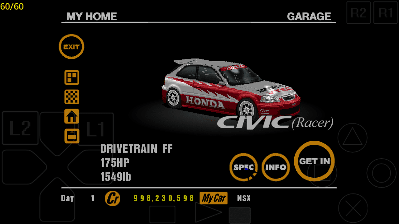 Honda Civic (Racer) racing modification