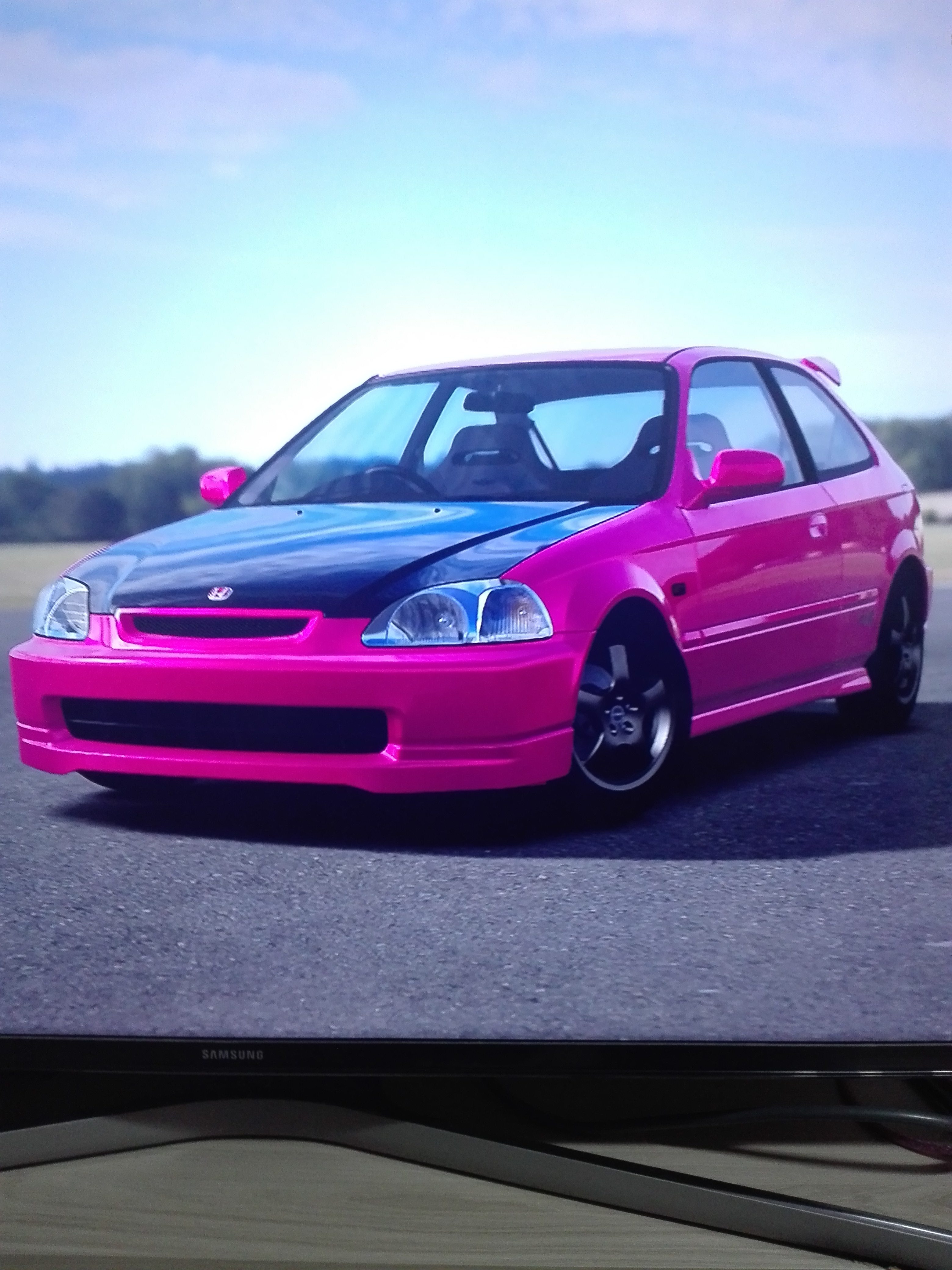 Honda Civic Type R 97 Pink