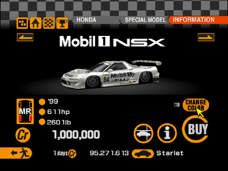 Honda Mobil 1 NSX